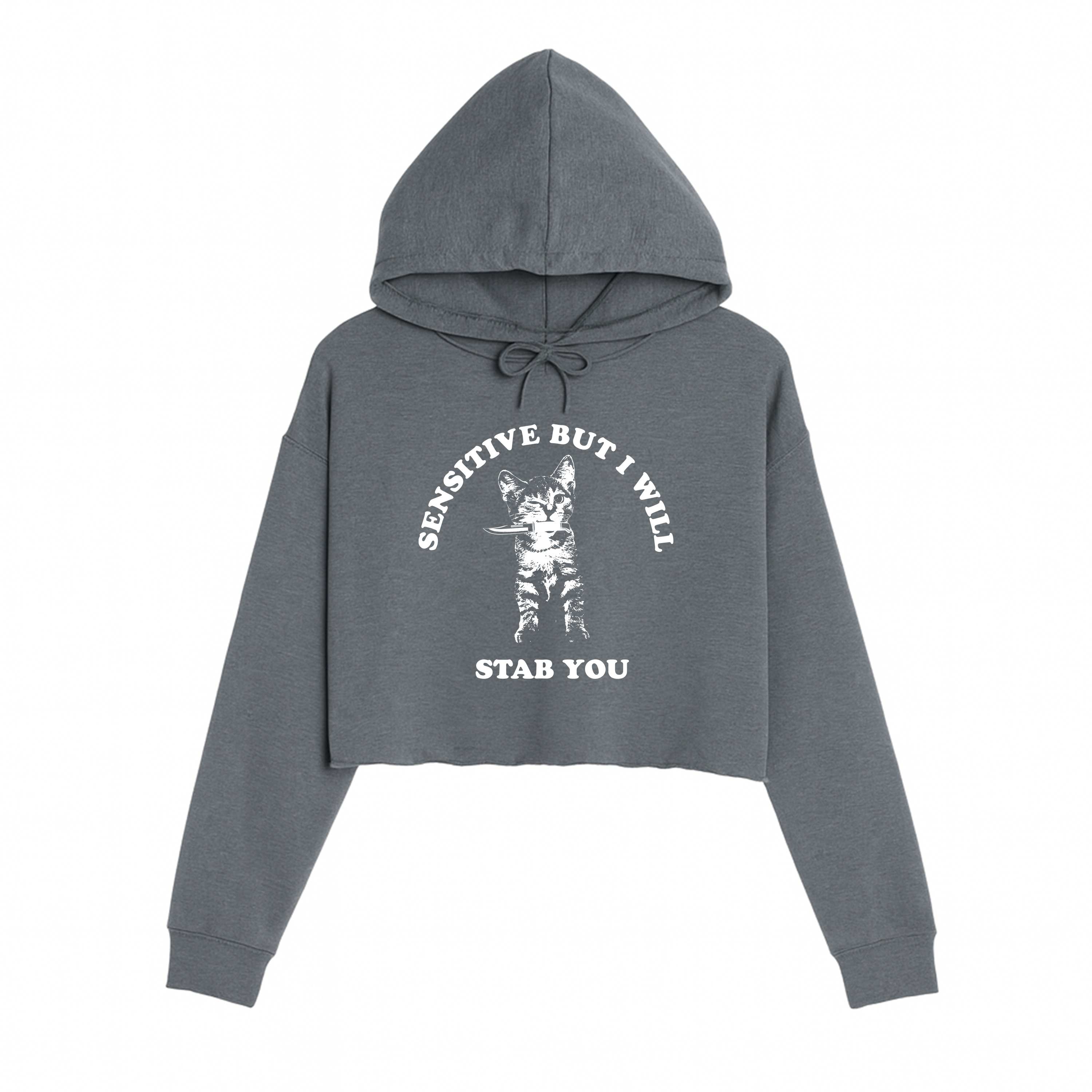 Women's | Sensitive | Crop Hoodie