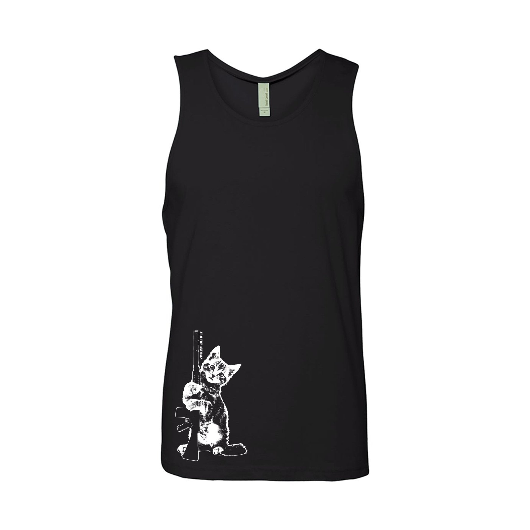 Men's | Ain't Kitten Around | Tank Top - Arm The Animals Clothing LLC