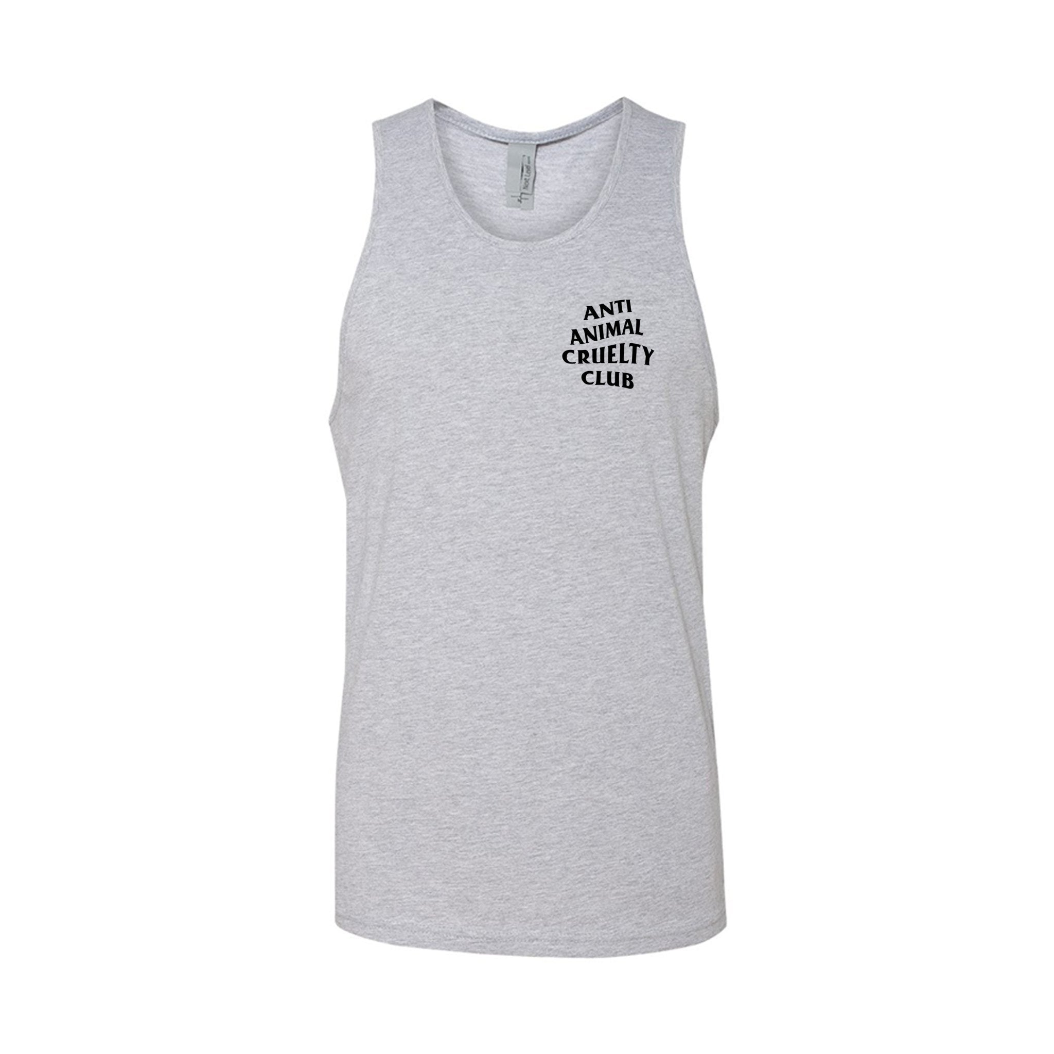 Men's | Anti Animal Cruelty Club | Tank Top - Arm The Animals Clothing LLC