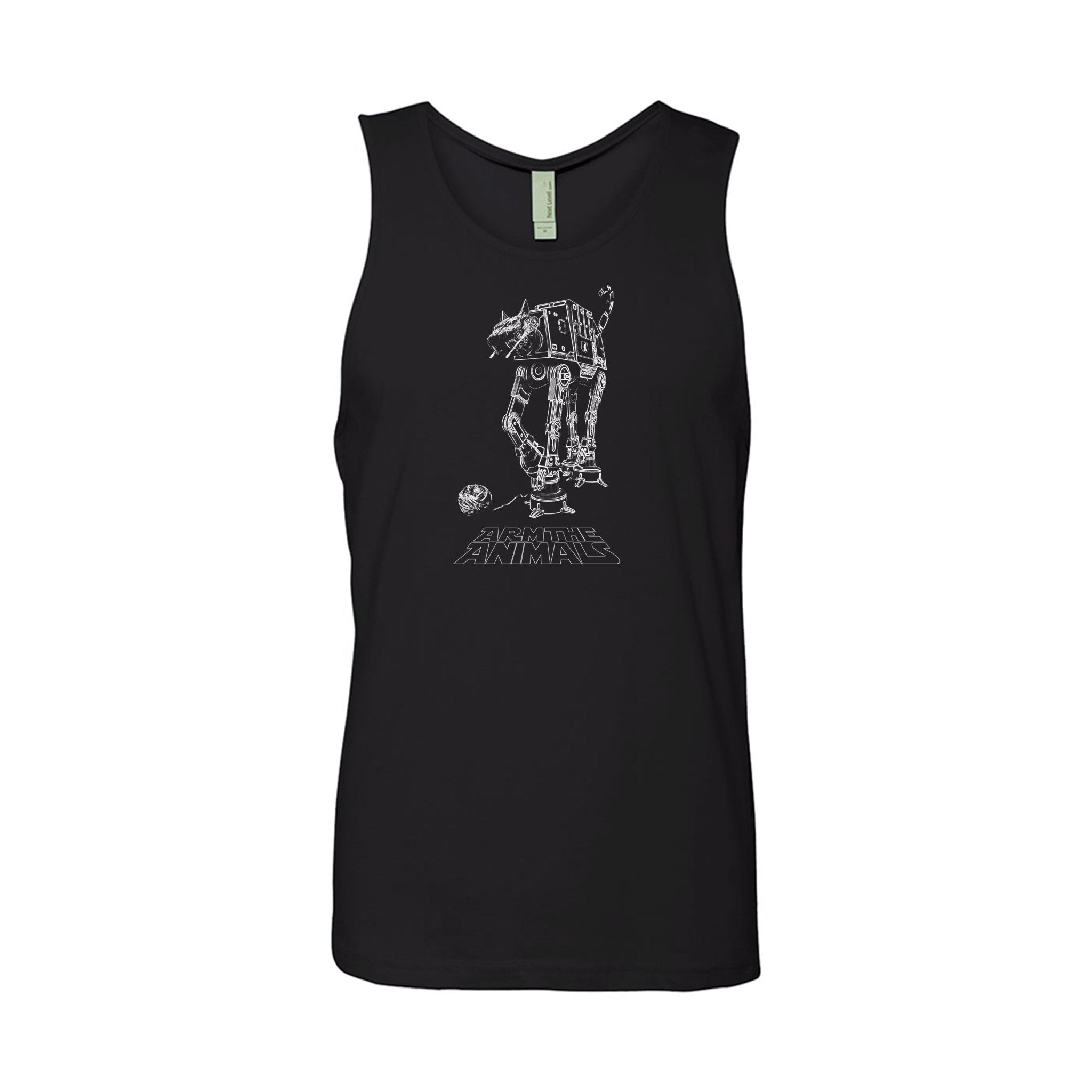 Men's | Cat - At | Tank Top - Arm The Animals Clothing LLC