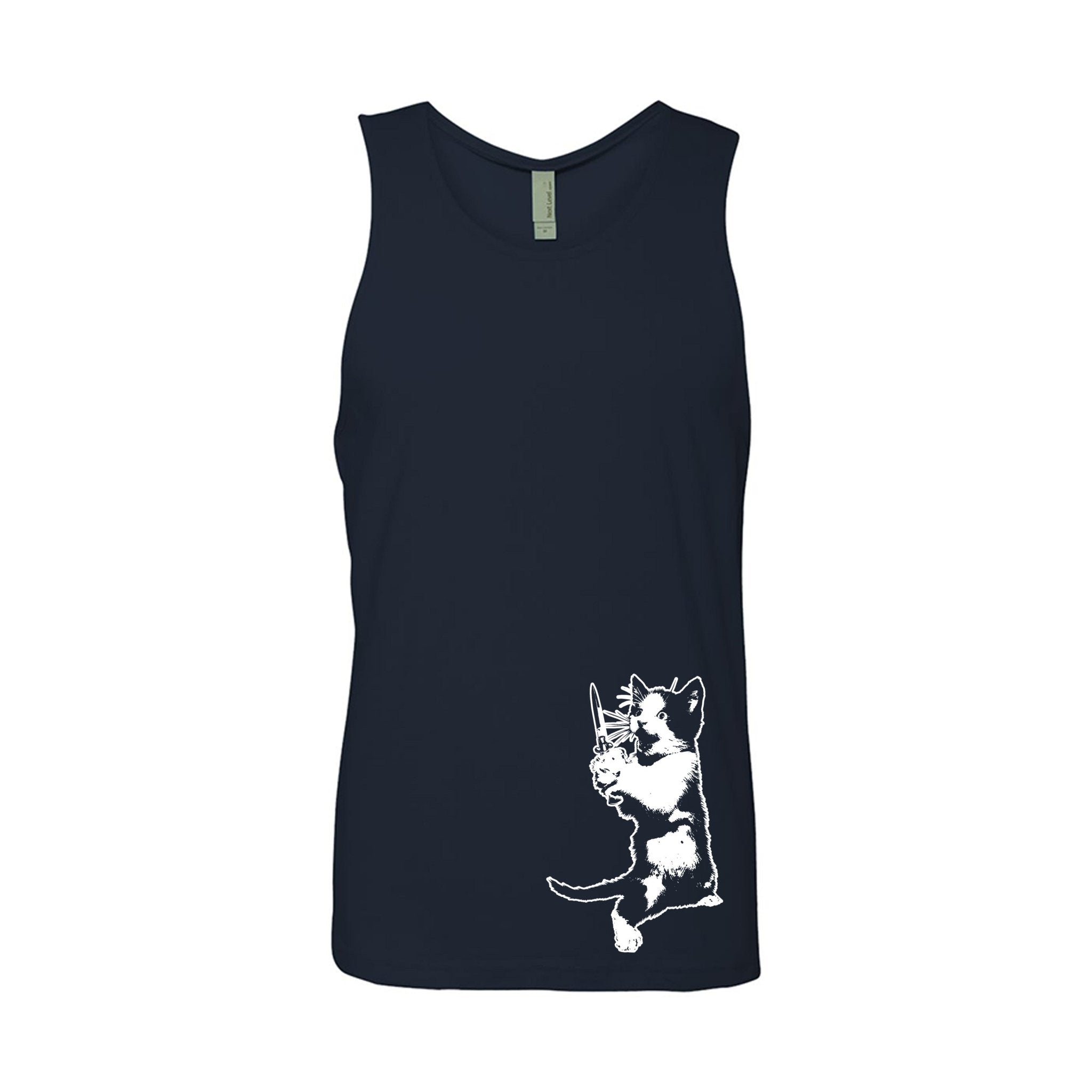 Men's | Cat The Ripper | Tank Top - Arm The Animals Clothing LLC