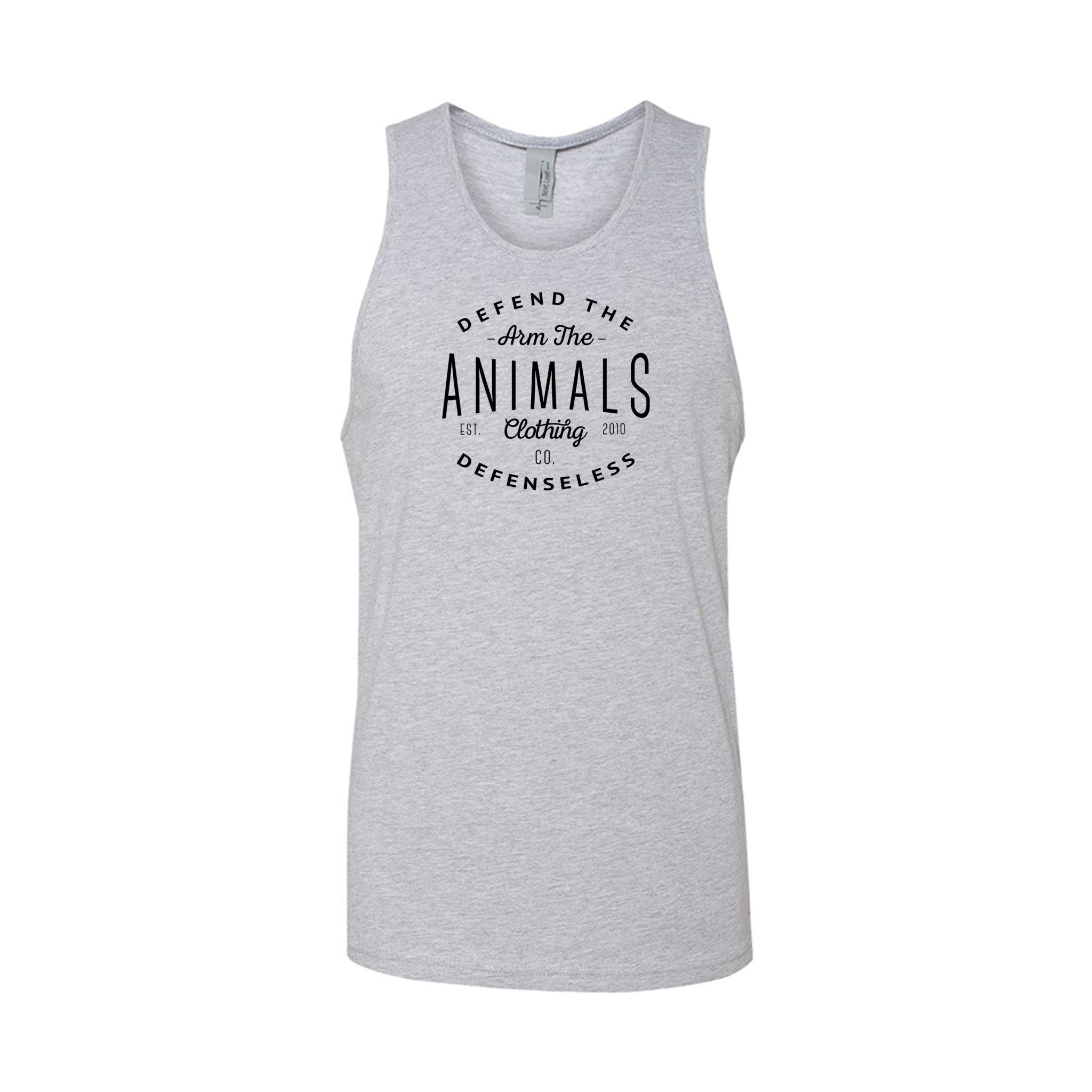 Men's | Defend The Defenseless | Tank Top - Arm The Animals Clothing LLC