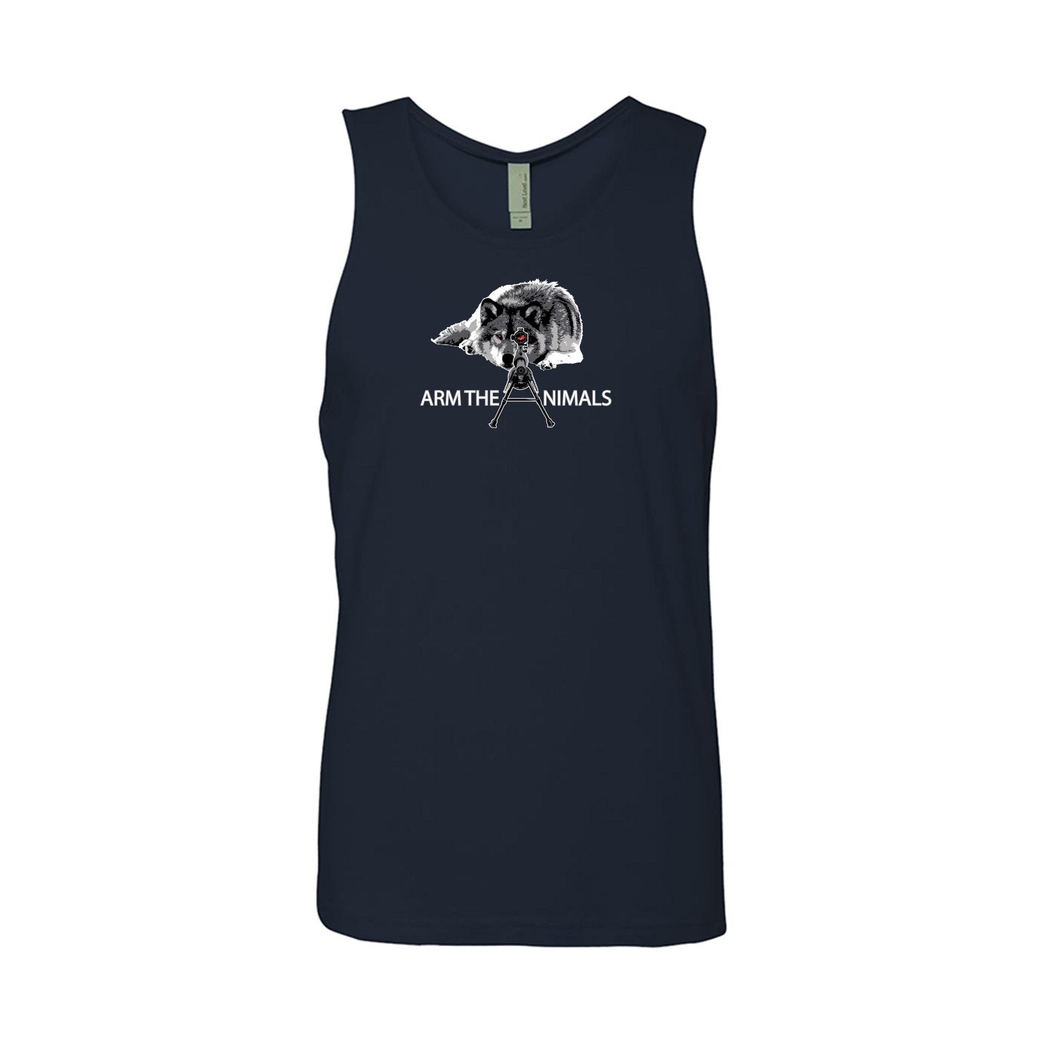 Men's | M - 16 Wolf | Tank Top - Arm The Animals Clothing LLC