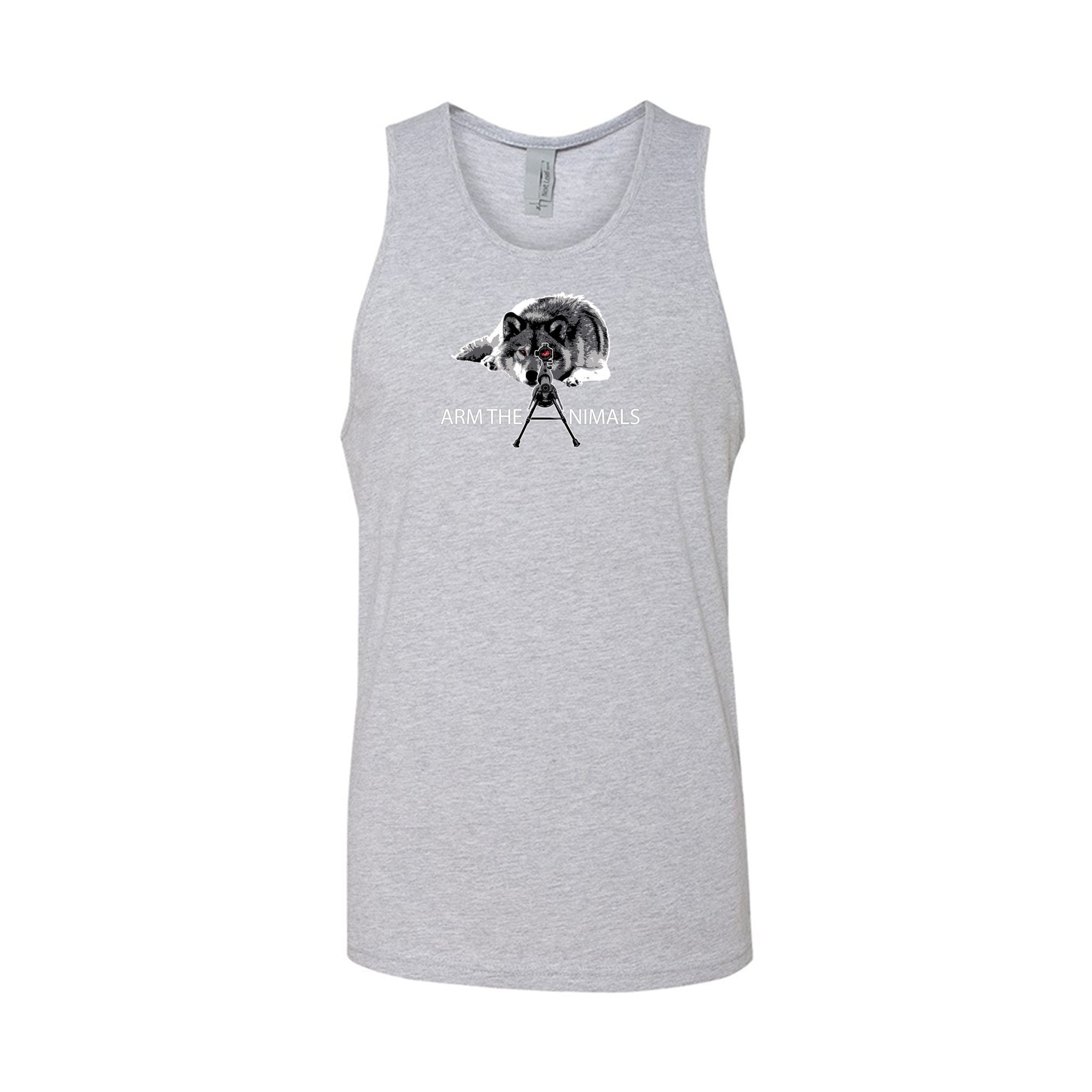 Men's | M - 16 Wolf | Tank Top - Arm The Animals Clothing LLC