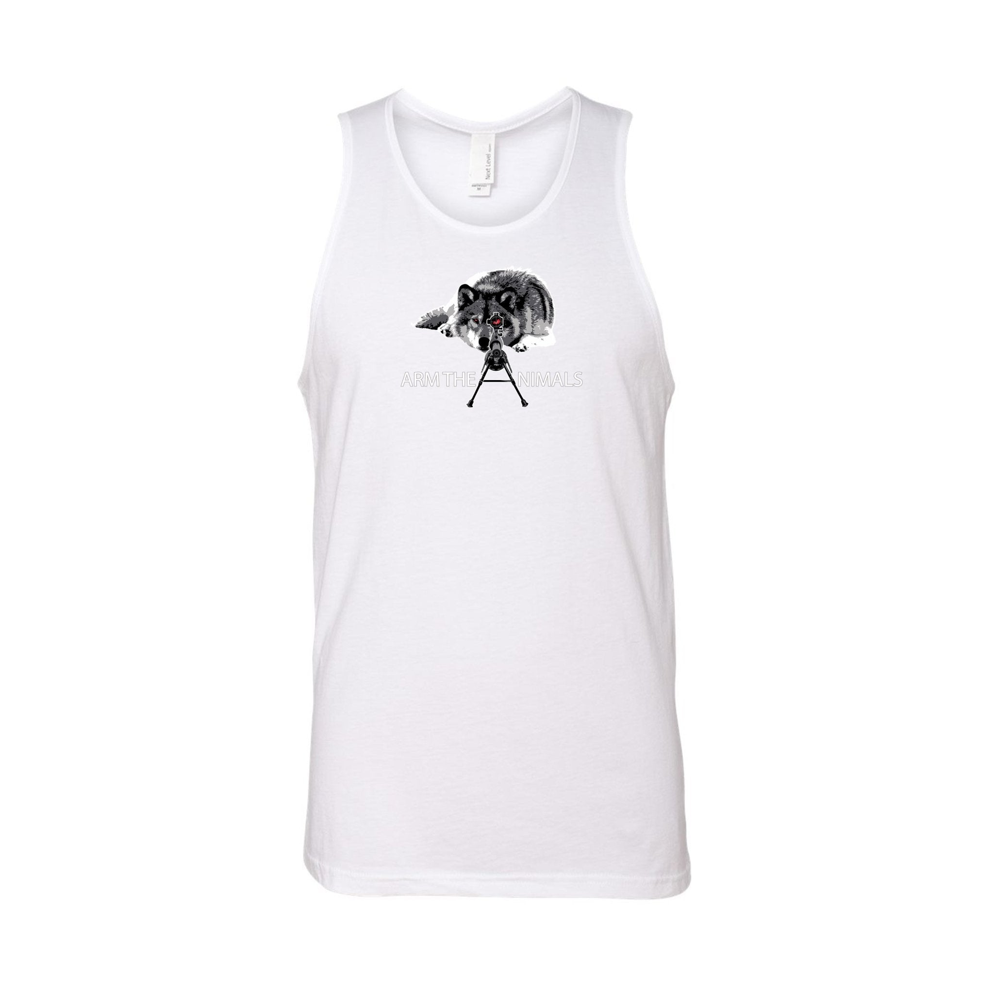 Men's | M - 16 Wolf | Tank Top - Arm The Animals Clothing LLC