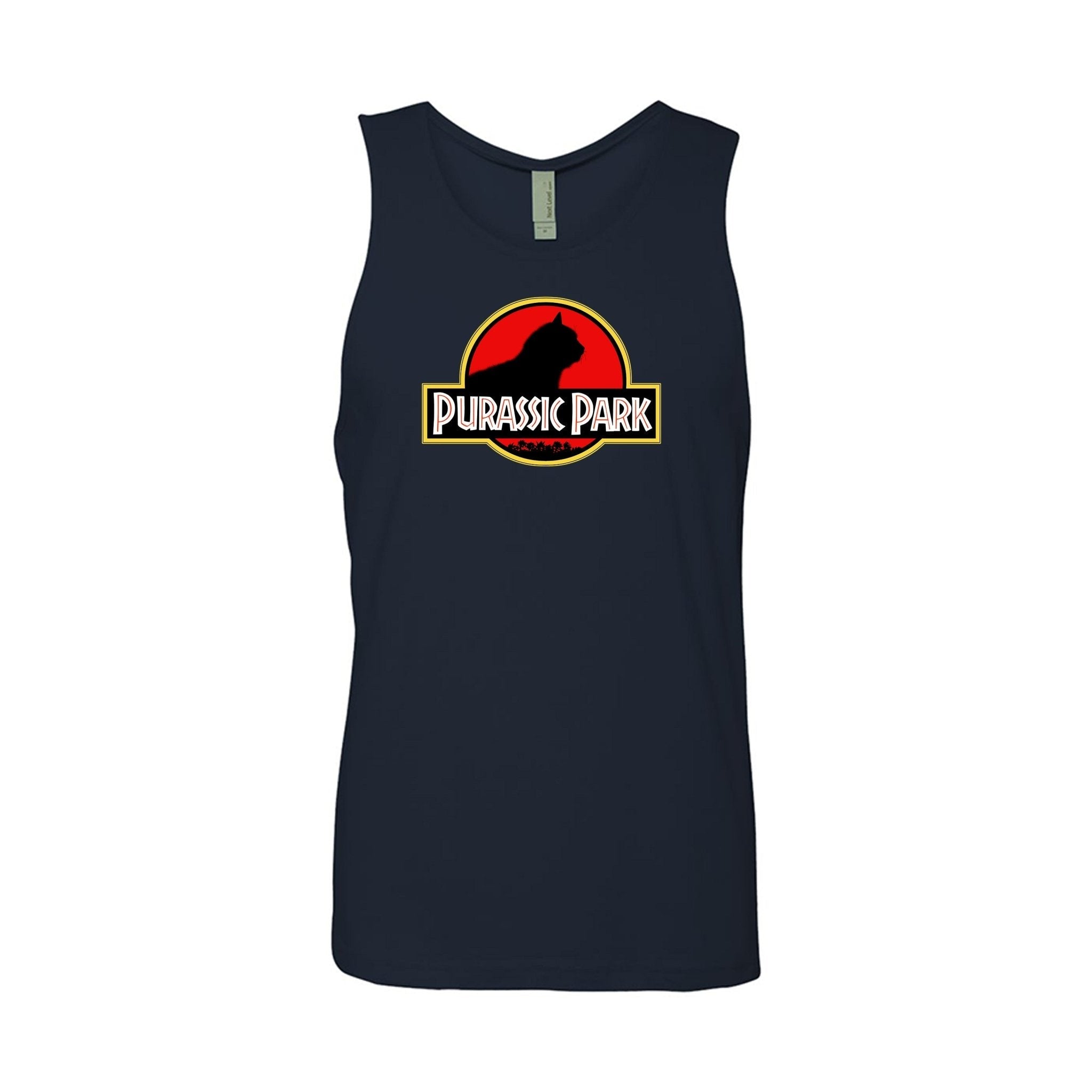 Men's | Purrassic Park | Tank Top - Arm The Animals Clothing LLC