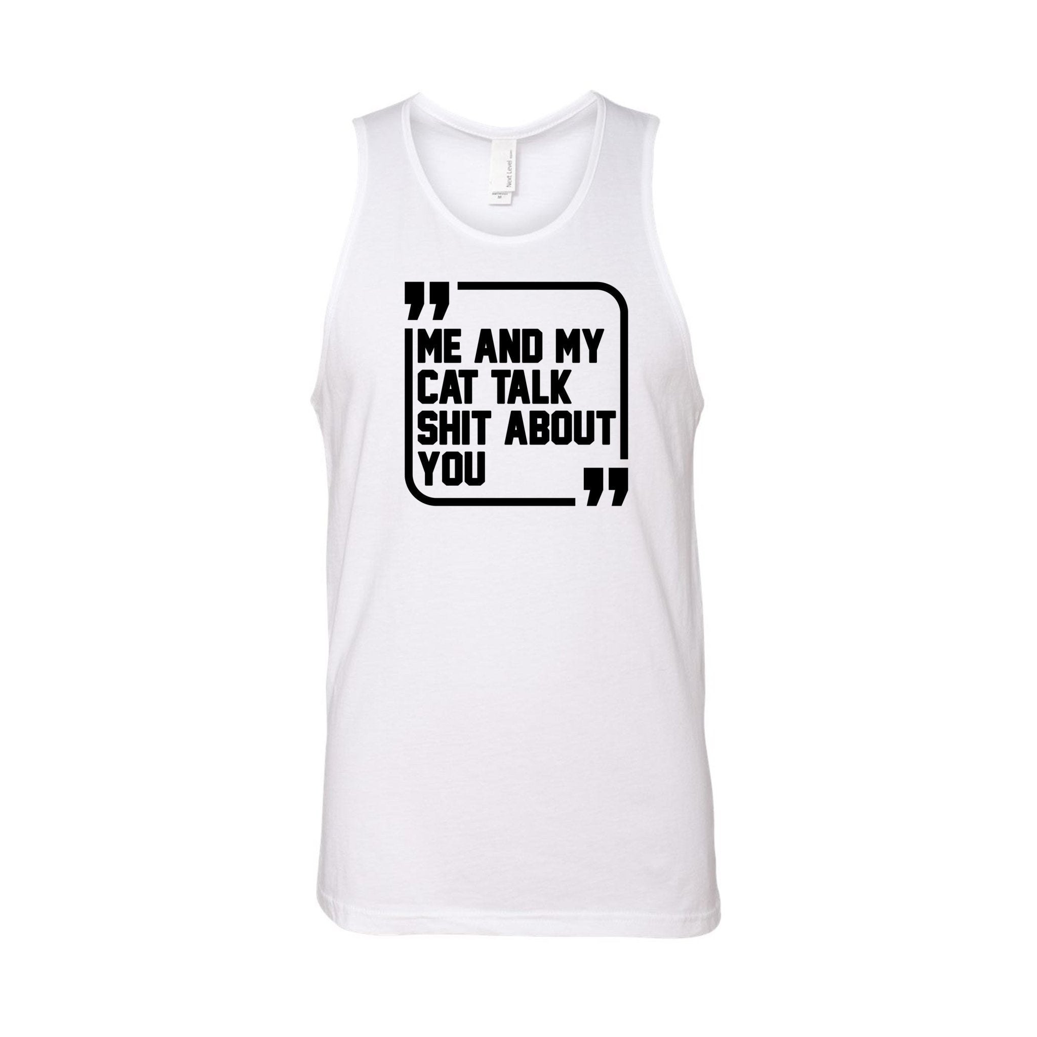 Men's | Sh*t Talker - Cat | Tank Top - Arm The Animals Clothing LLC