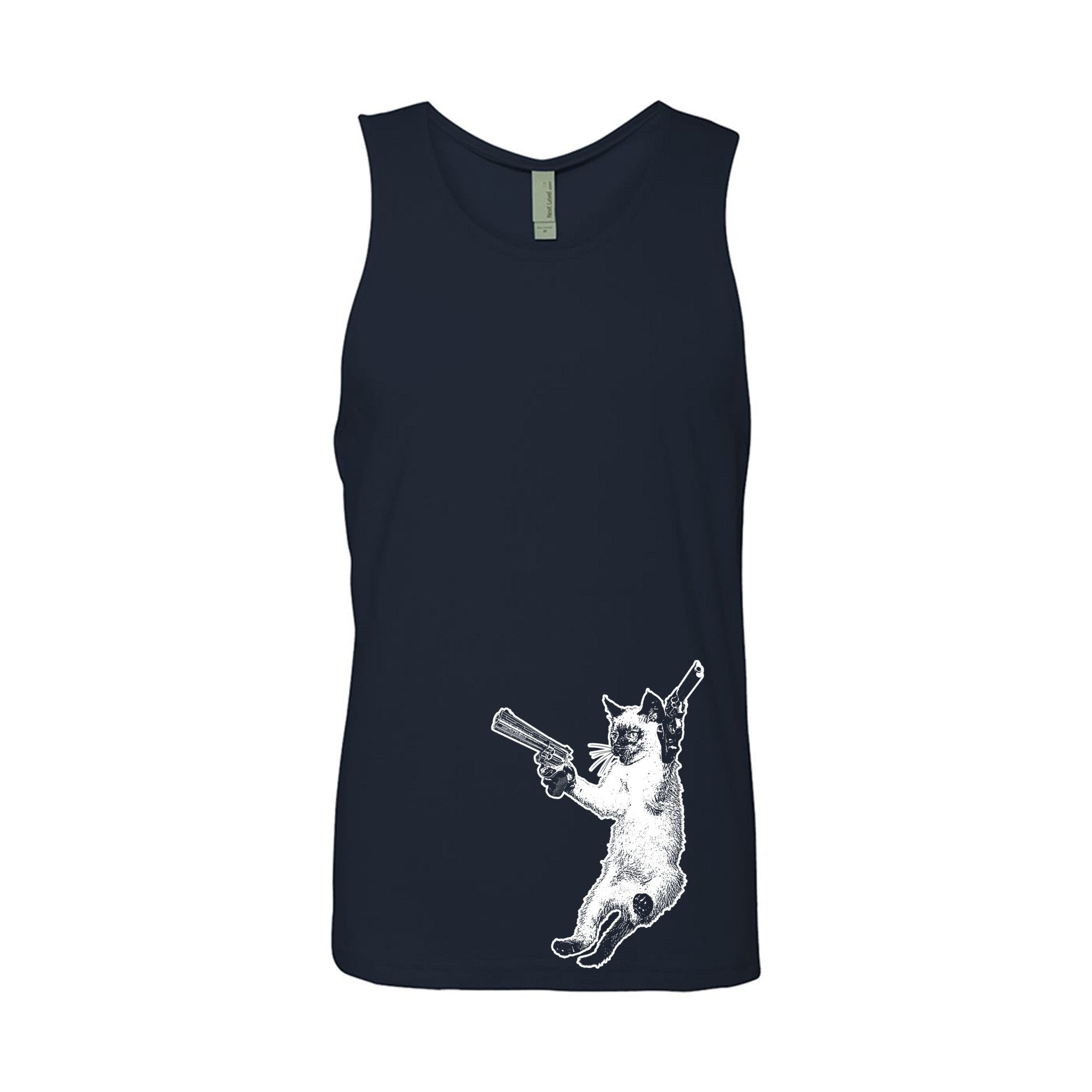 Men's | The Cat And The Gat | Tank Top - Arm The Animals Clothing LLC
