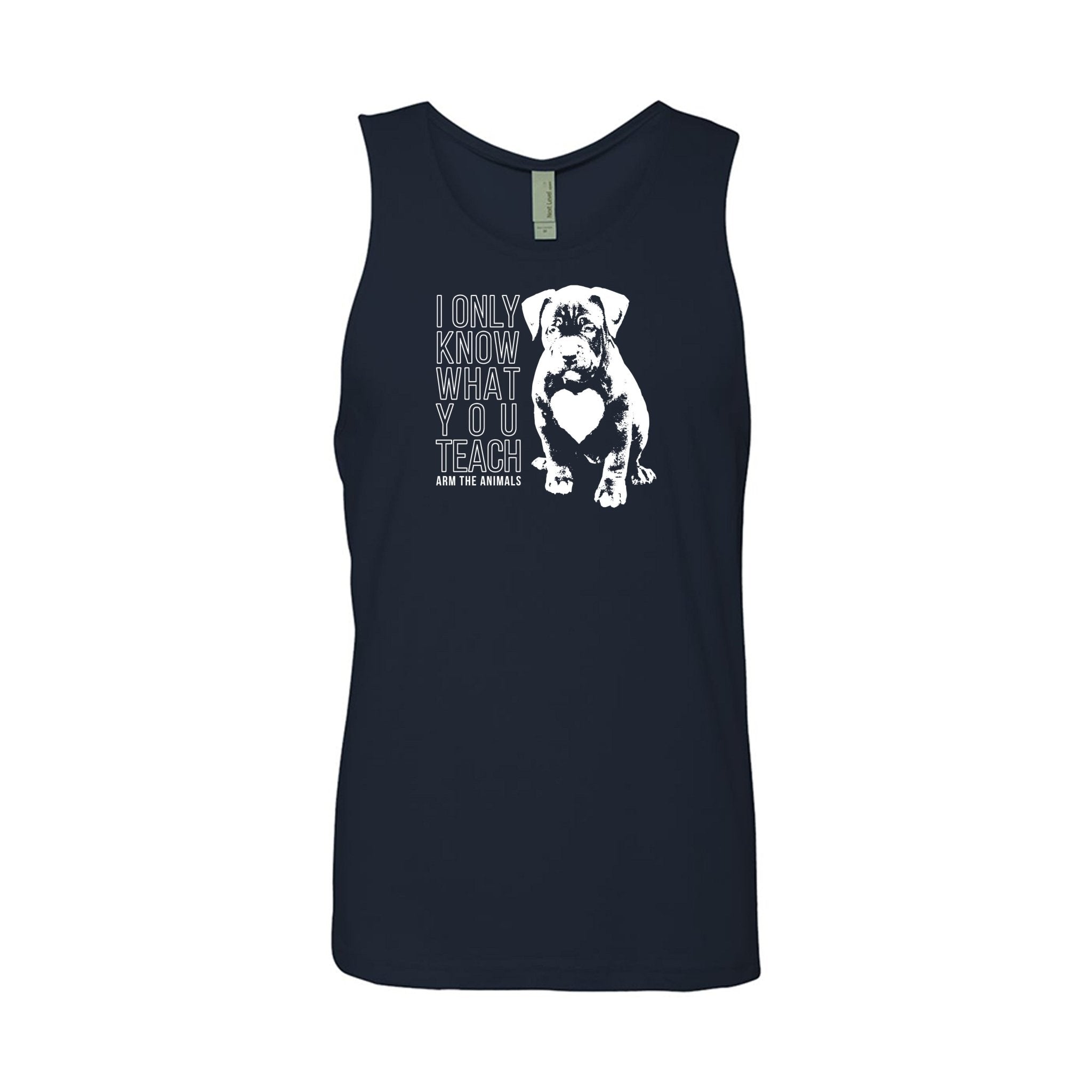 Men's | What You Teach | Tank Top - Arm The Animals Clothing LLC