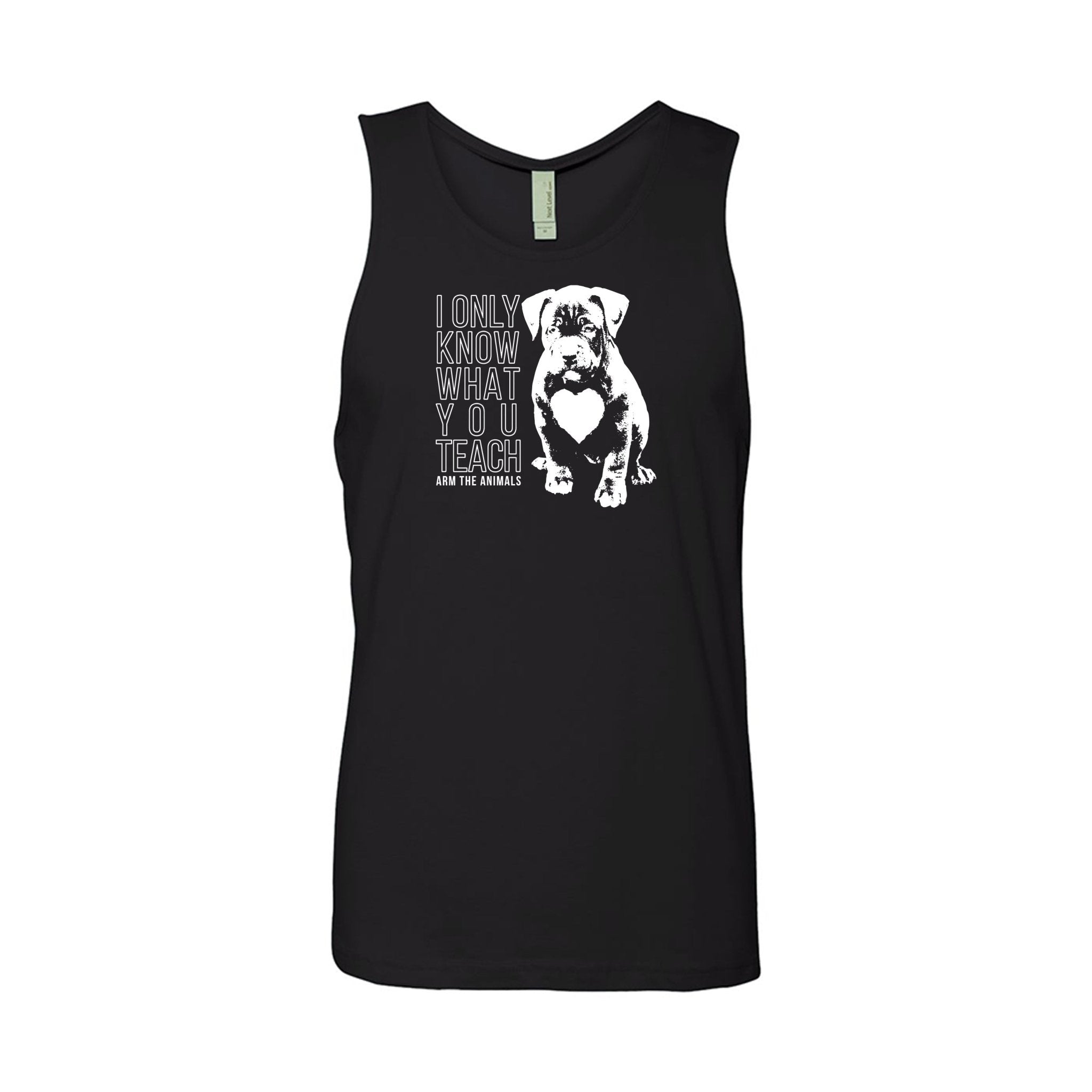 Men's | What You Teach | Tank Top - Arm The Animals Clothing LLC
