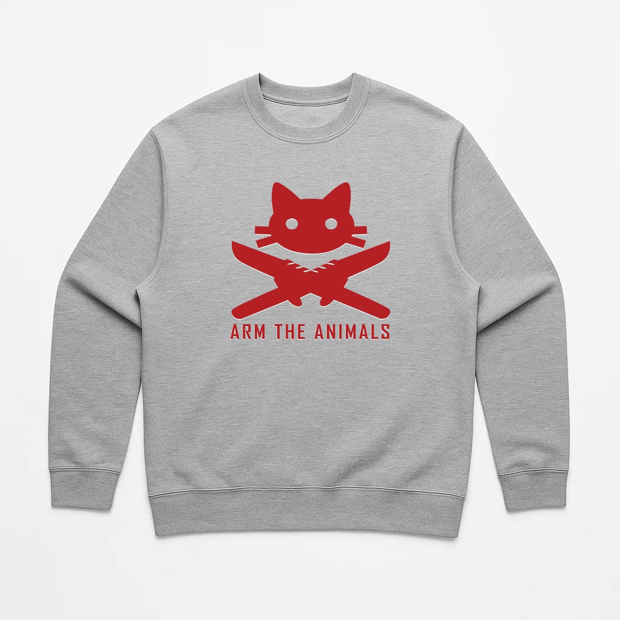 Unisex | 9 Lives 2 Lose | Crewneck Sweatshirt - Arm The Animals Clothing LLC