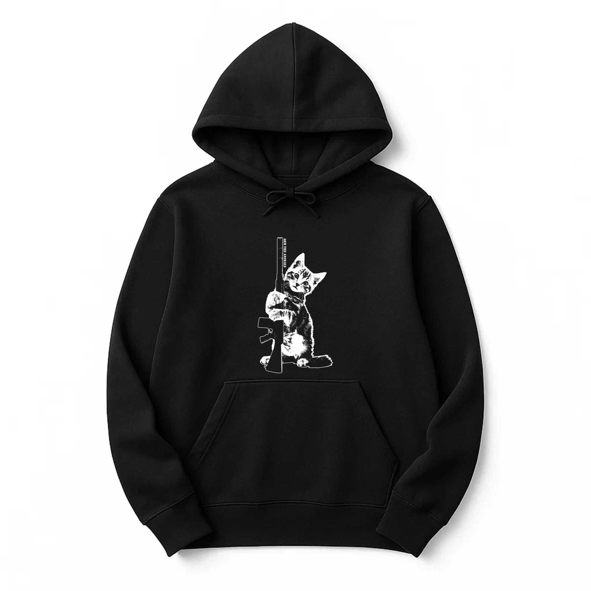 Unisex | Ain't Kitten Around | Hoodie - Arm The Animals Clothing LLC