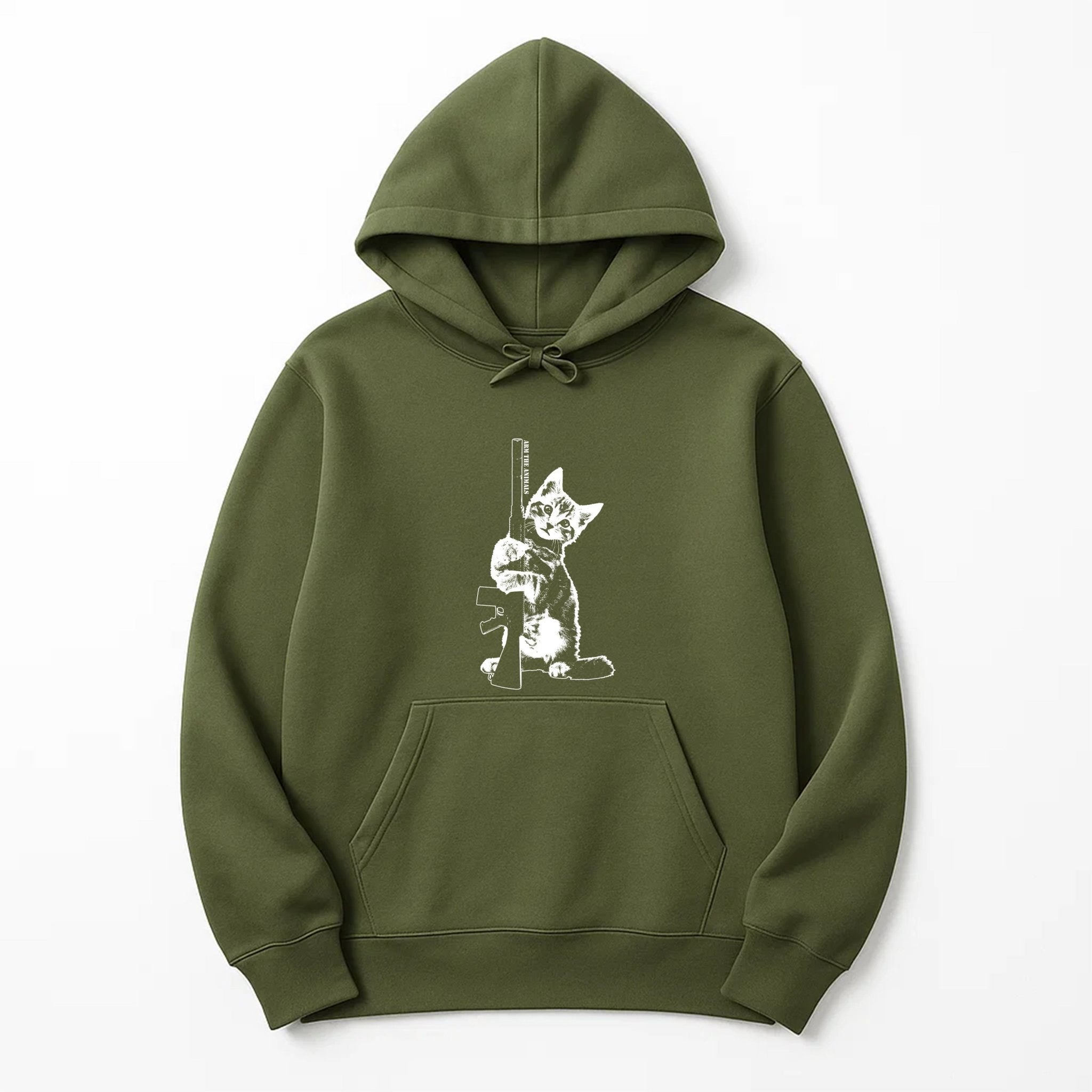 Unisex | Ain't Kitten Around | Hoodie - Arm The Animals Clothing LLC