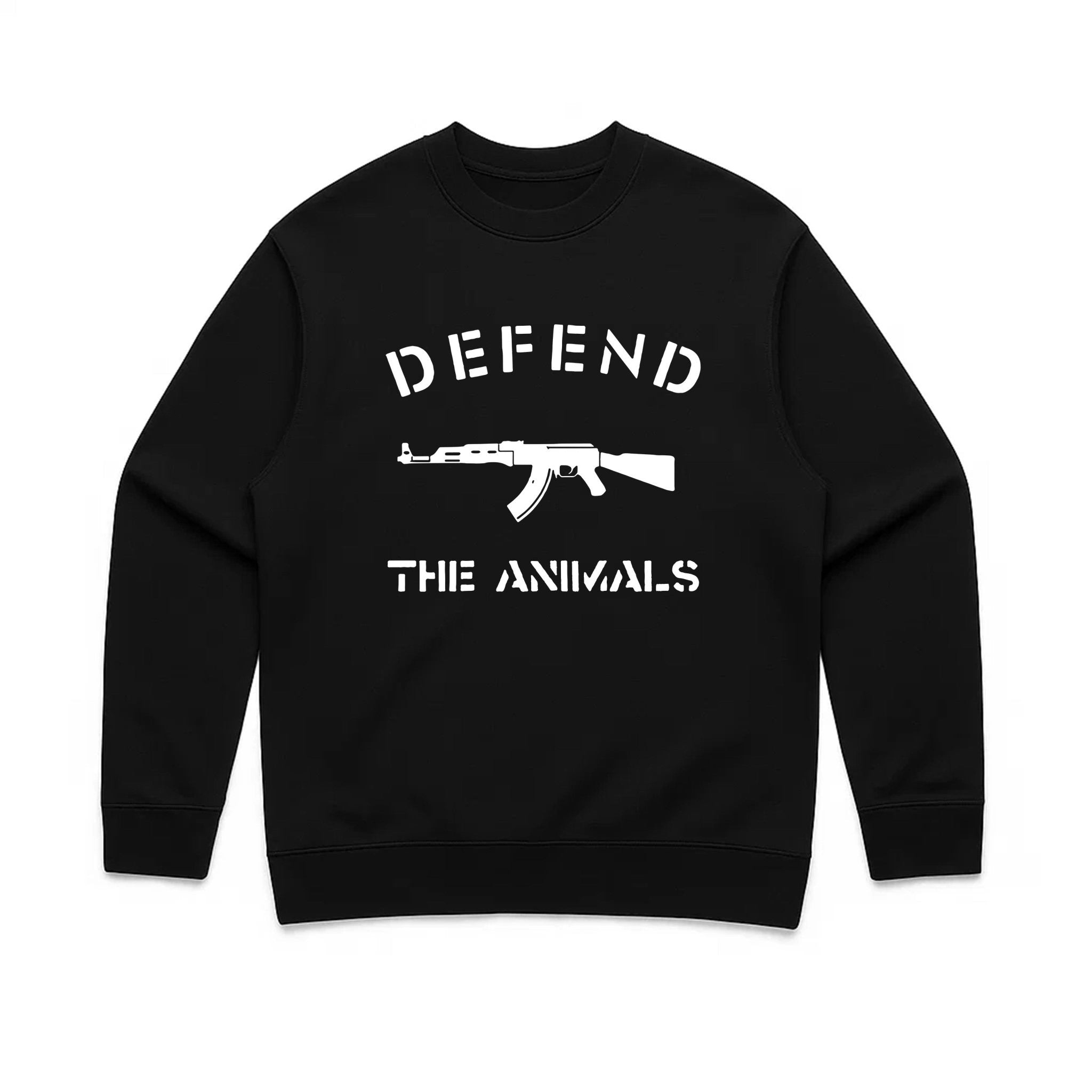 Unisex | Defend The defenseless | Crewneck Sweatshirt - Arm The Animals Clothing LLC