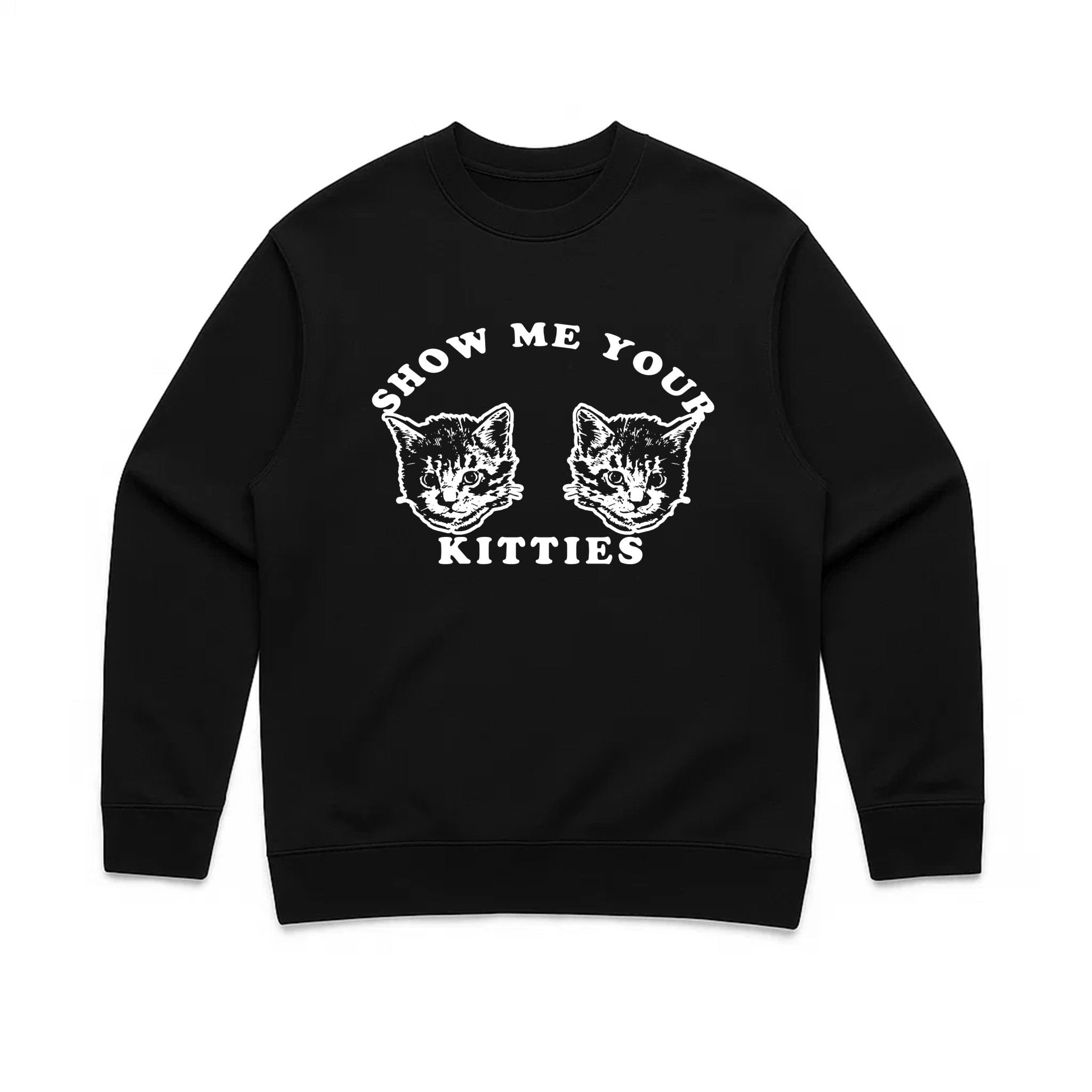 Unisex | My Kitties | Crewneck Sweatshirt - Arm The Animals Clothing LLC
