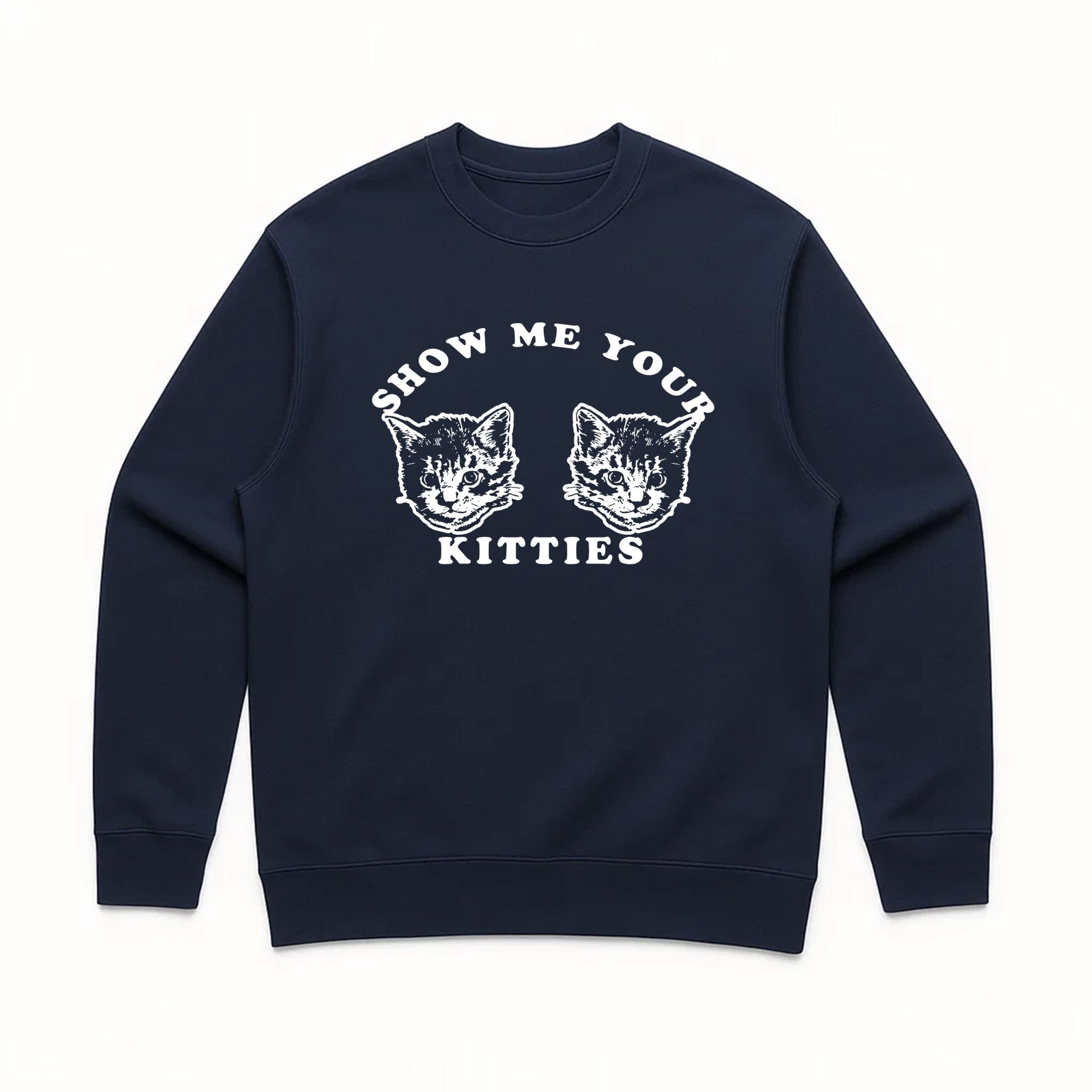 Unisex | My Kitties | Crewneck Sweatshirt - Arm The Animals Clothing LLC