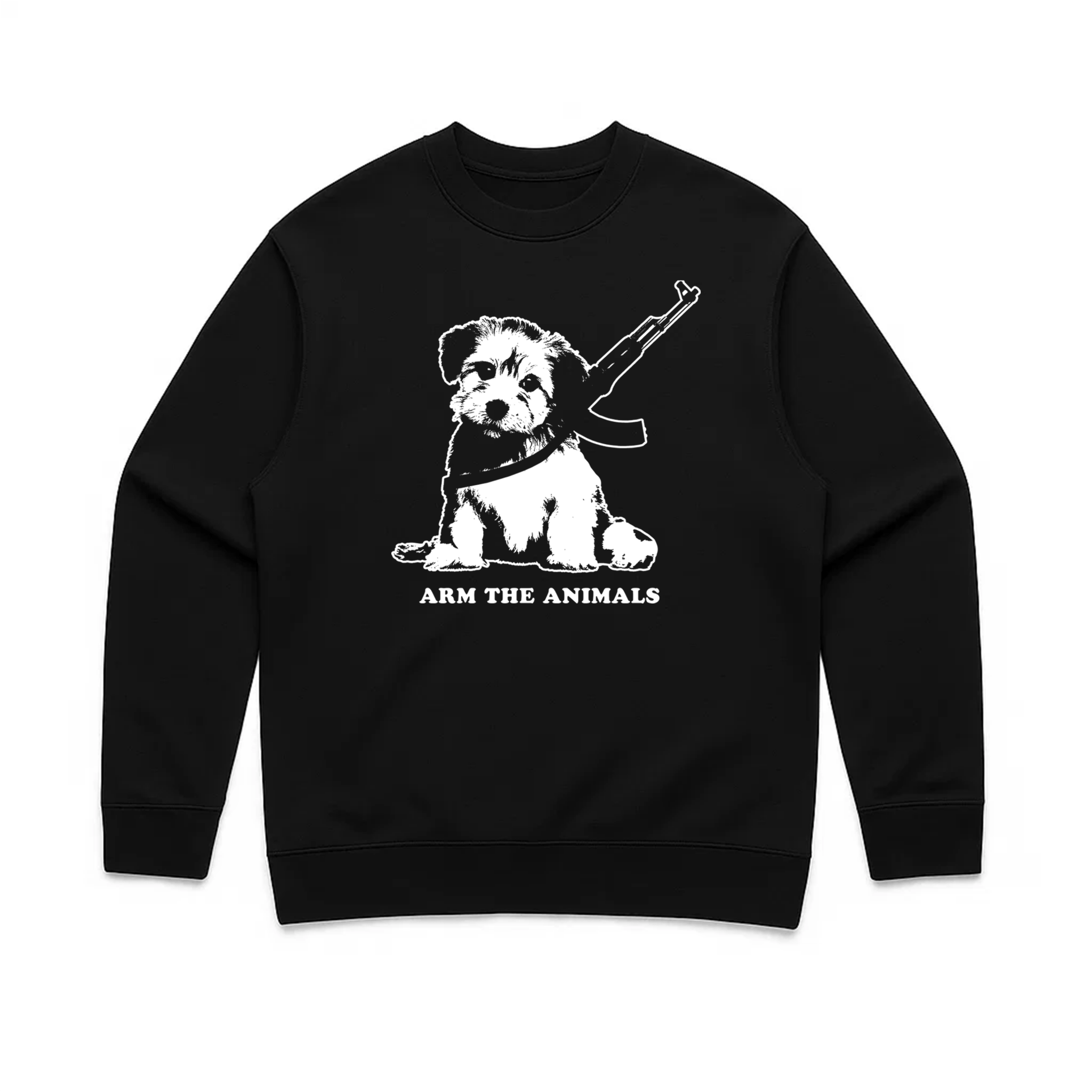 Unisex | Puppy Power | Crewneck Sweatshirt - Arm The Animals Clothing LLC
