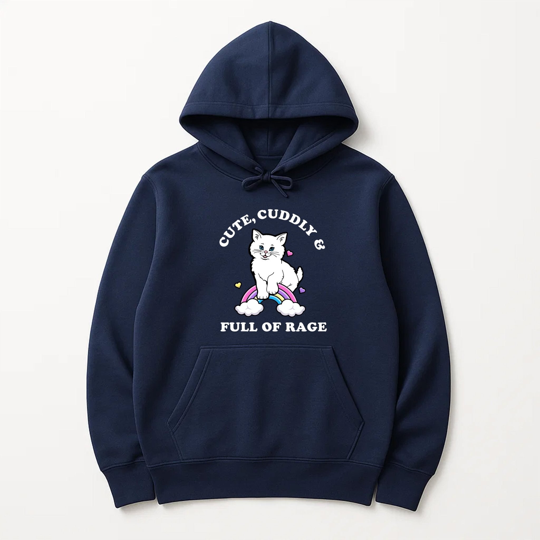 Unisex | Rage Kitty | Hoodie - Arm The Animals Clothing LLC
