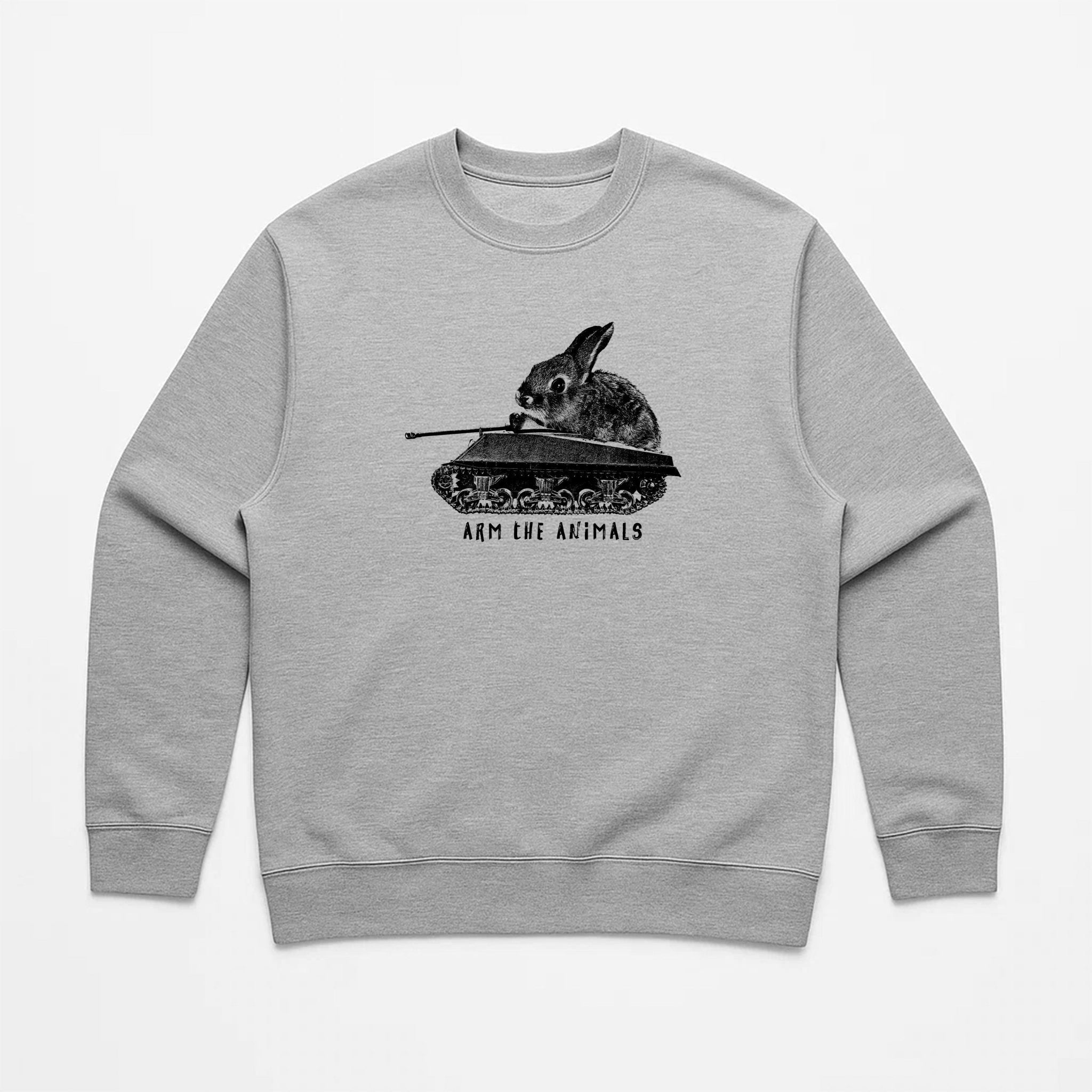 Unisex | Renegade Bunny | Crewneck Sweatshirt - Arm The Animals Clothing LLC