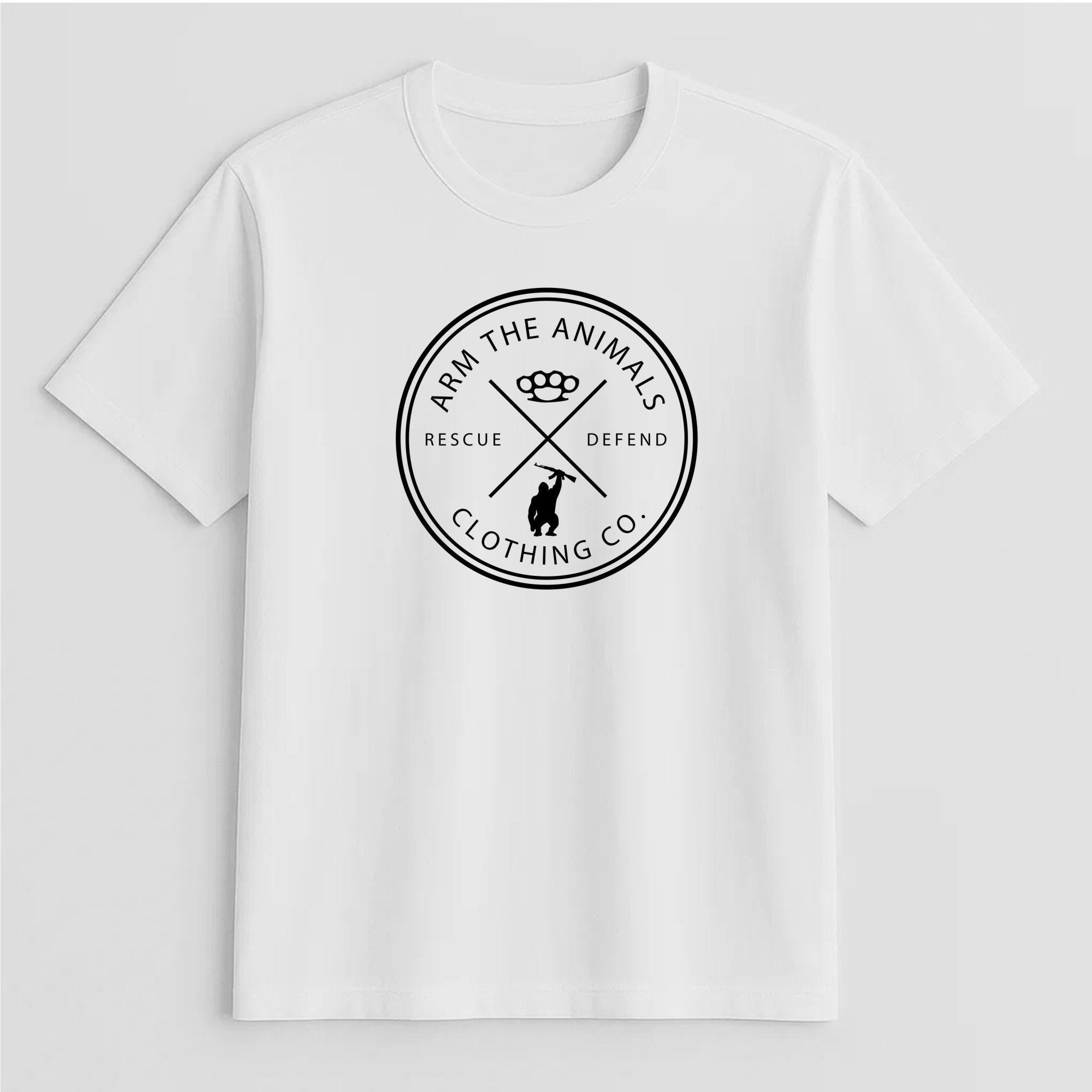 Unisex | Rescue Knuckles Logo | Tee - Arm The Animals Clothing LLC