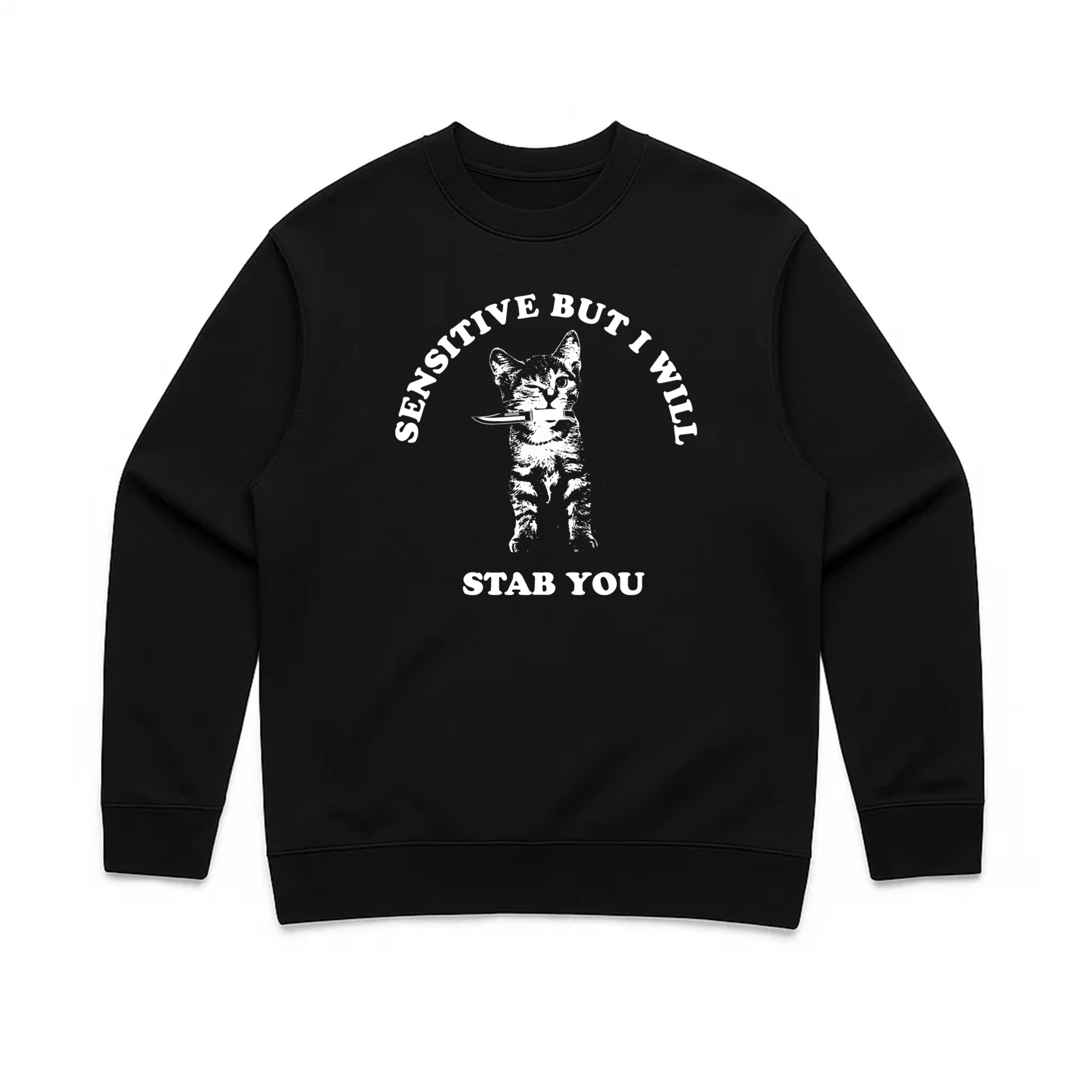 Unisex | Sensitive | Crewneck Sweatshirt - Arm The Animals Clothing LLC
