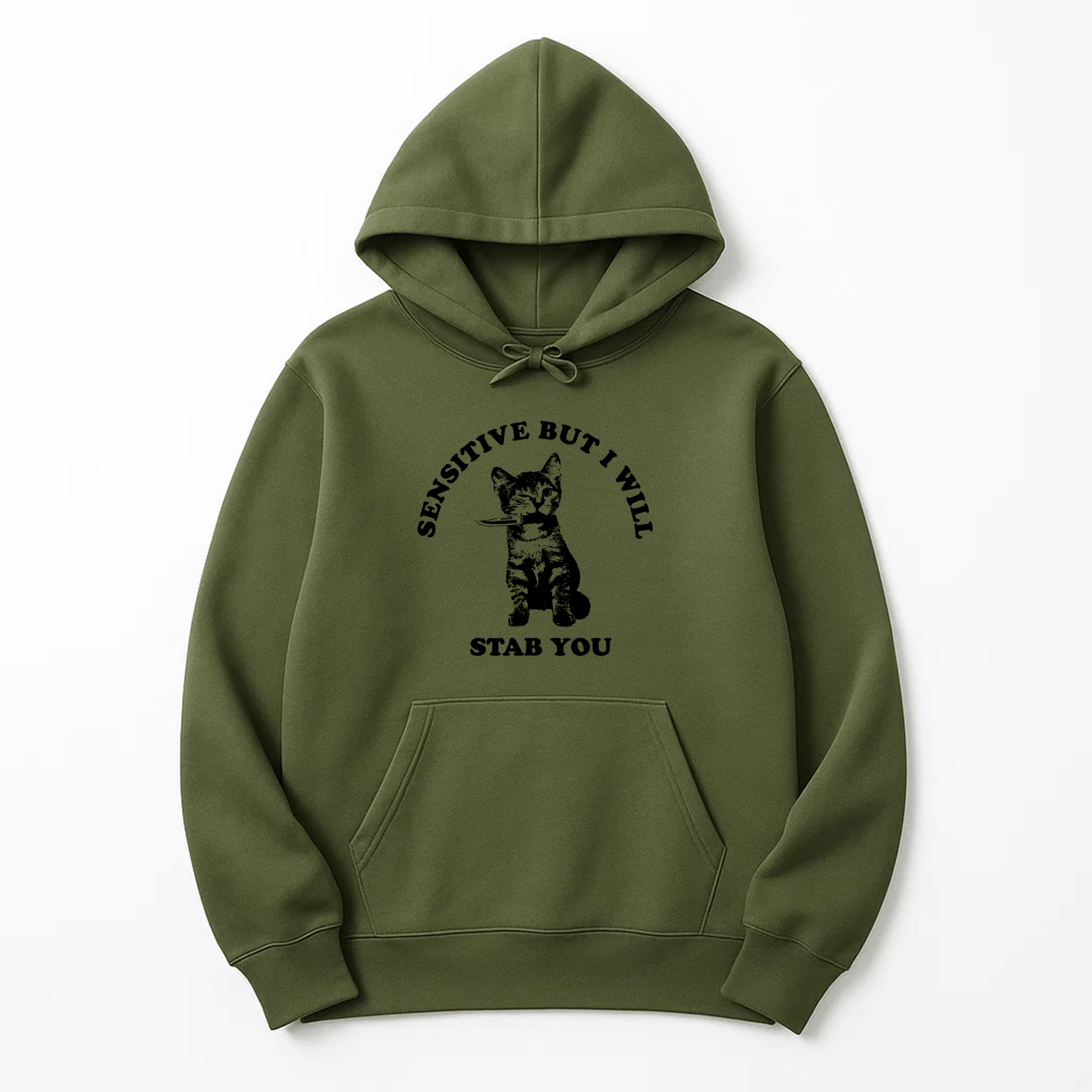Unisex | Sensitive | Pullover Hoodie - Arm The Animals Clothing LLC