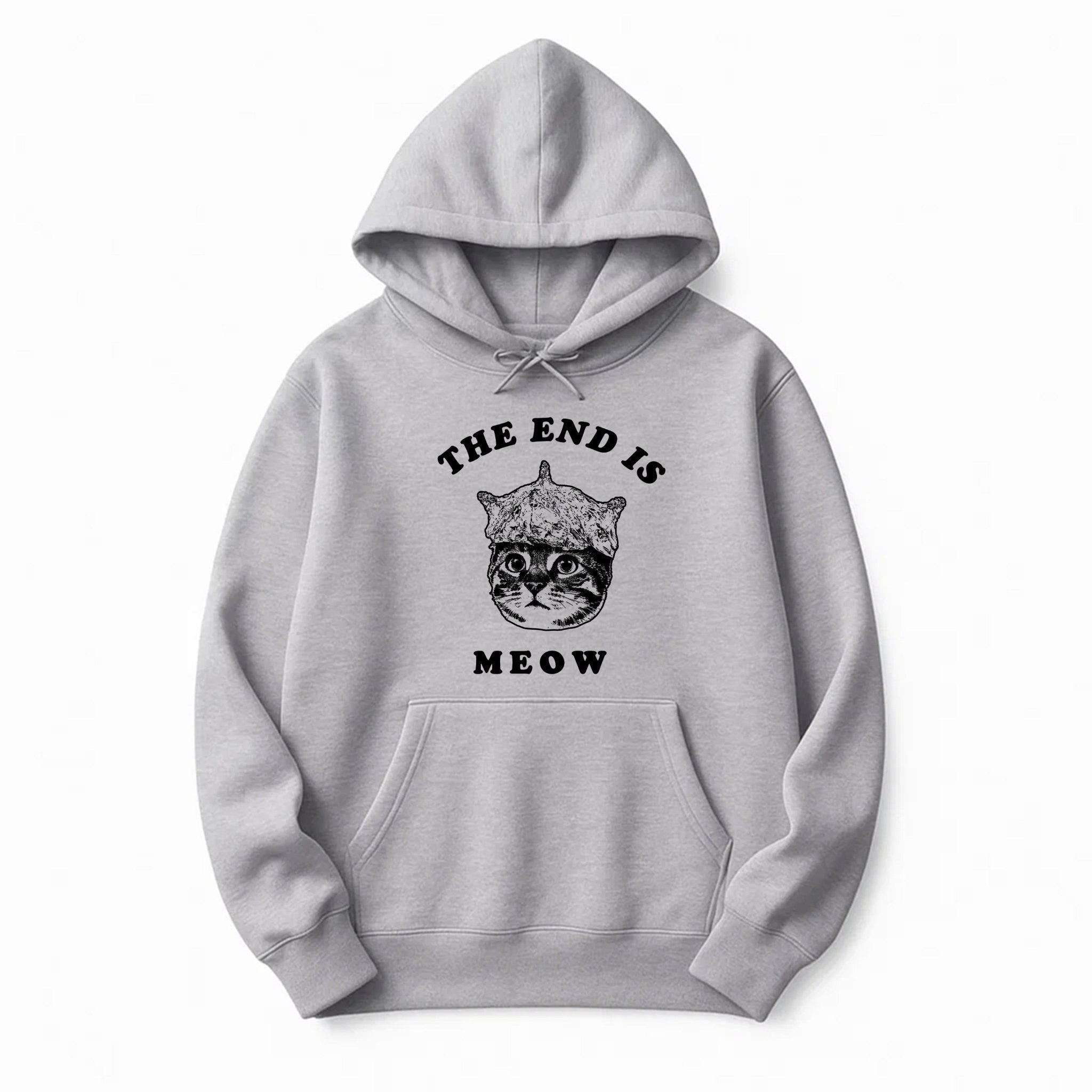 Unisex | The End Is Meow | Hoodie - Arm The Animals Clothing LLC