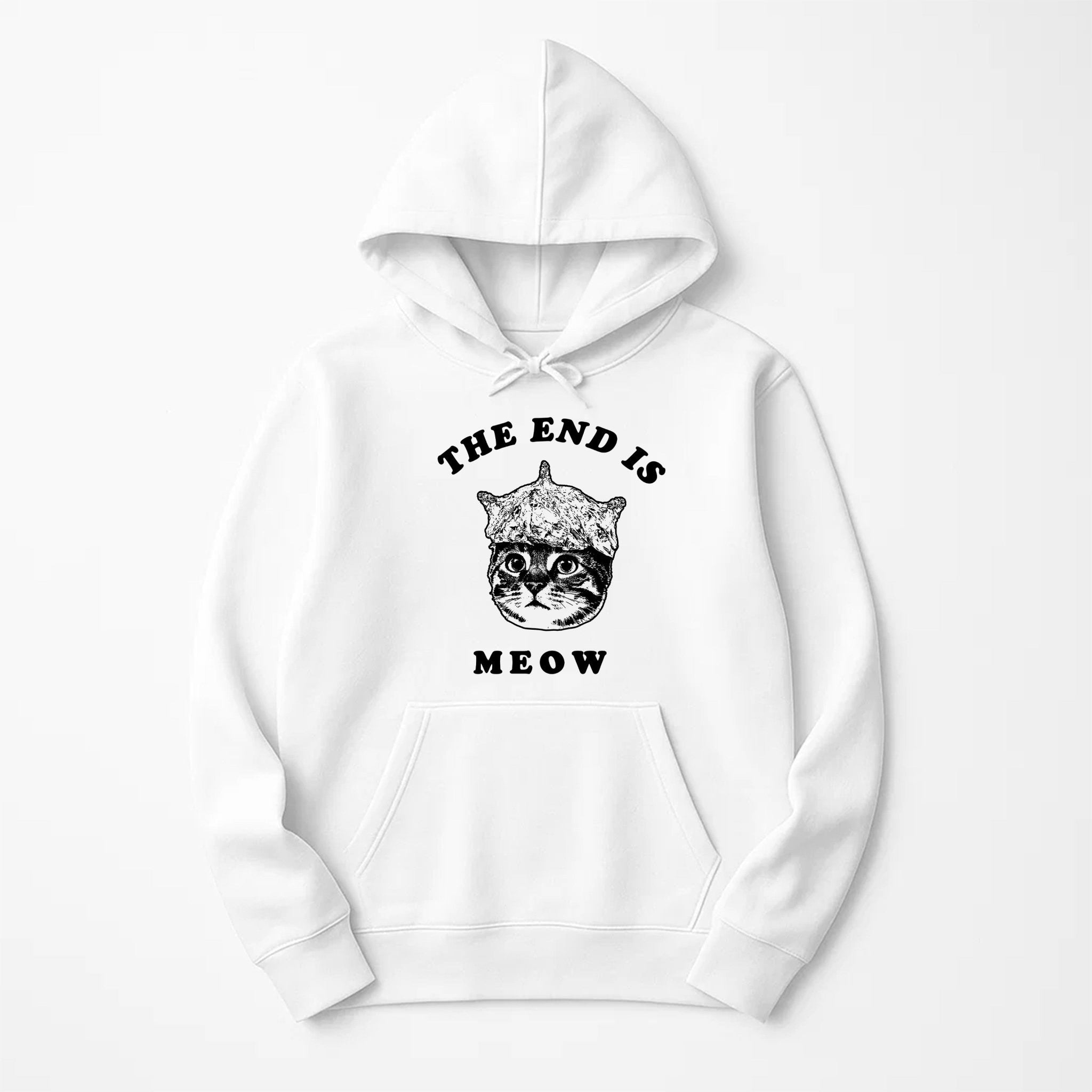 Unisex | The End Is Meow | Hoodie - Arm The Animals Clothing LLC
