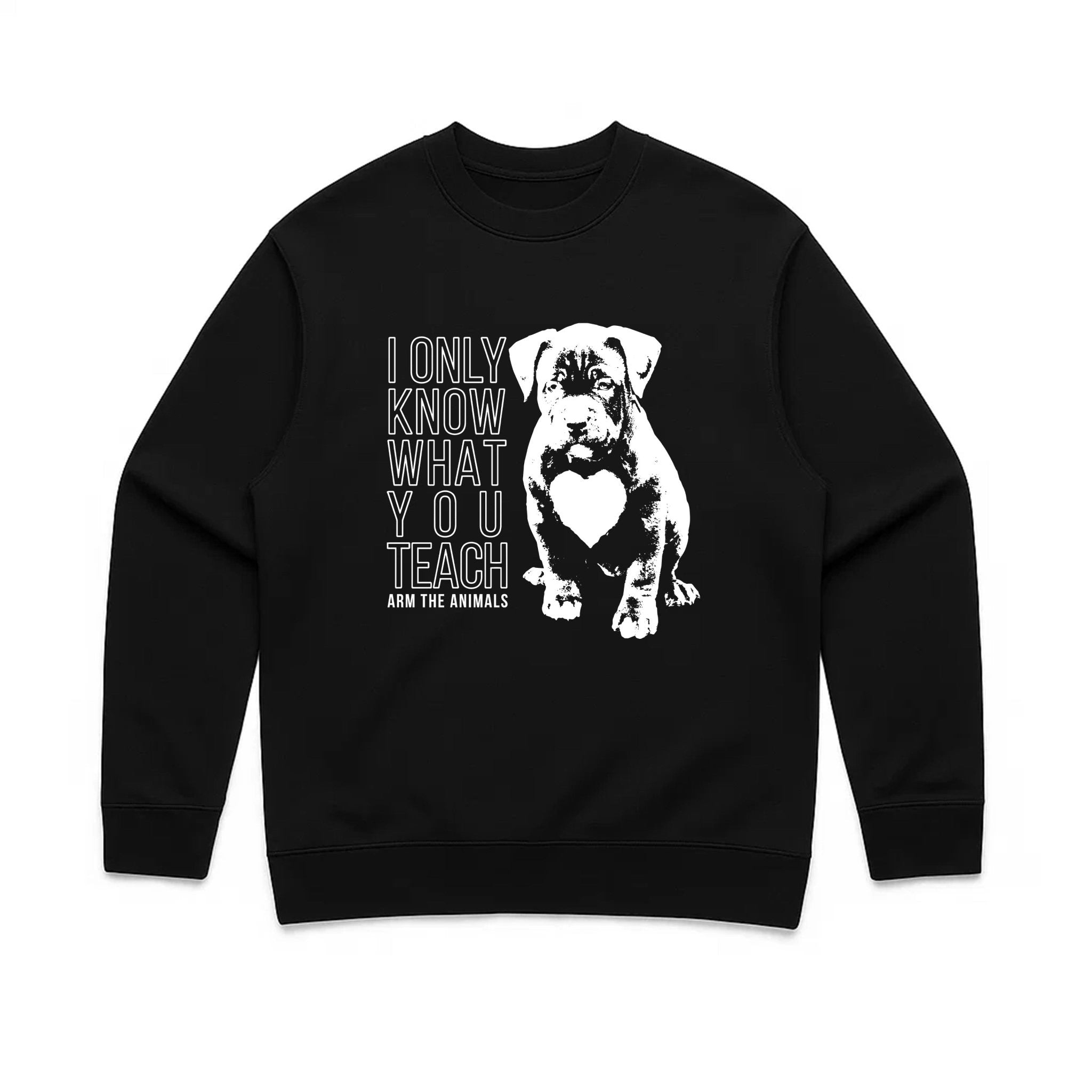 Unisex | What You Teach | Crewneck Sweatshirt - Arm The Animals Clothing LLC