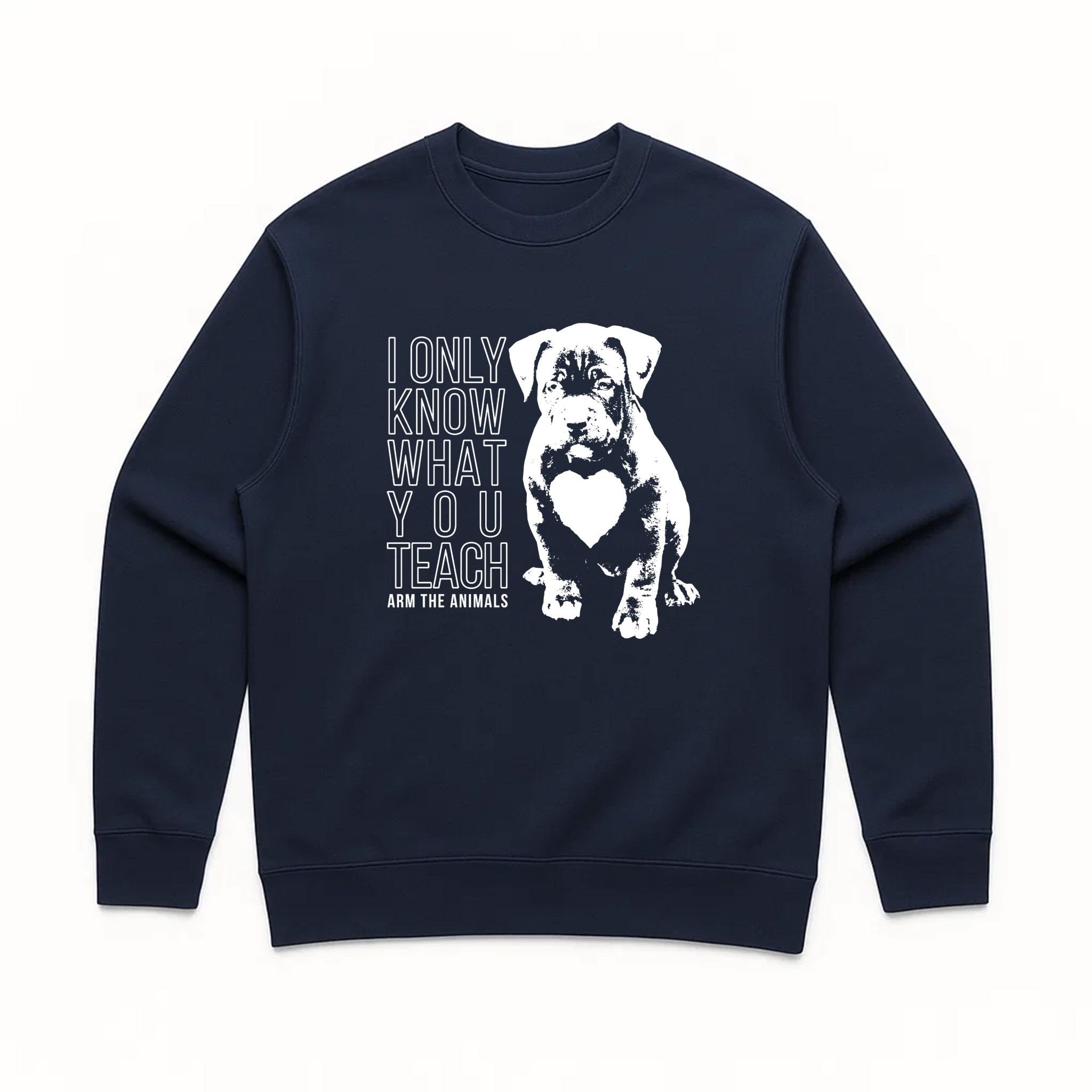 Unisex | What You Teach | Crewneck Sweatshirt - Arm The Animals Clothing LLC