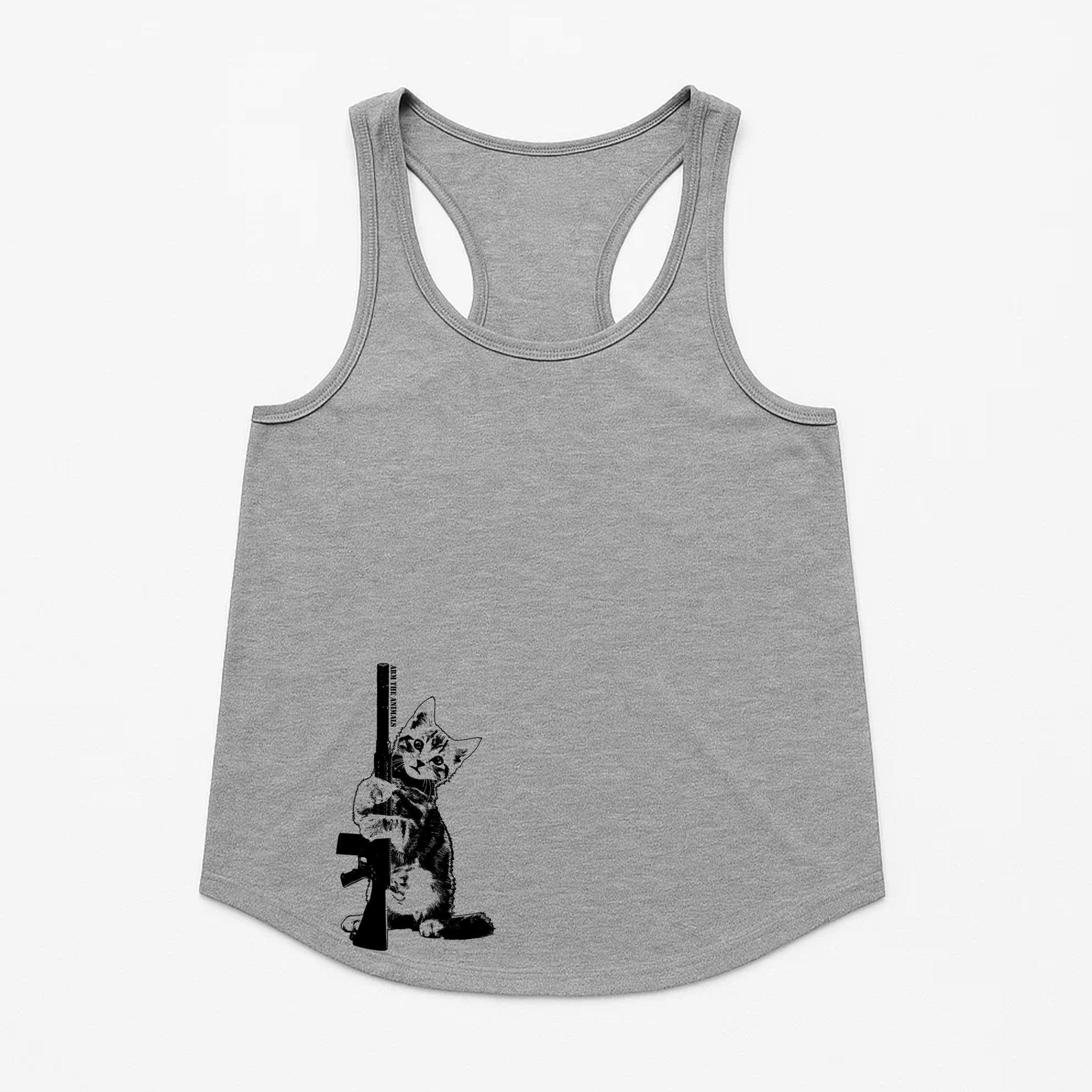 Women's | Ain't Kitten Around | Tank Top - Arm The Animals Clothing LLC