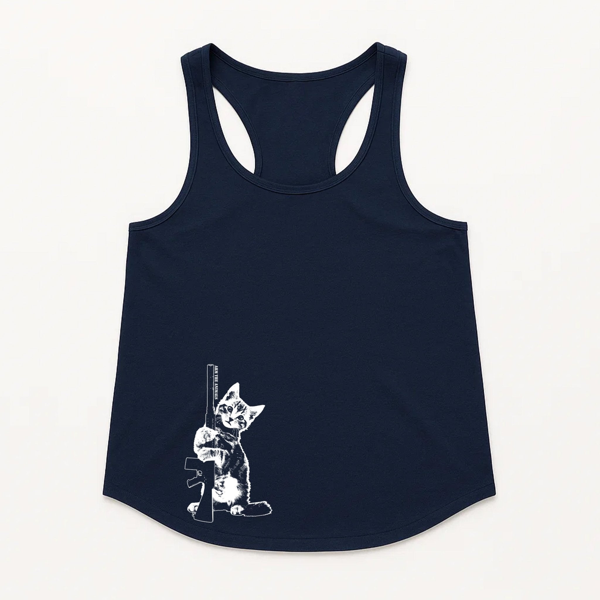 Women's | Ain't Kitten Around | Tank Top - Arm The Animals Clothing LLC