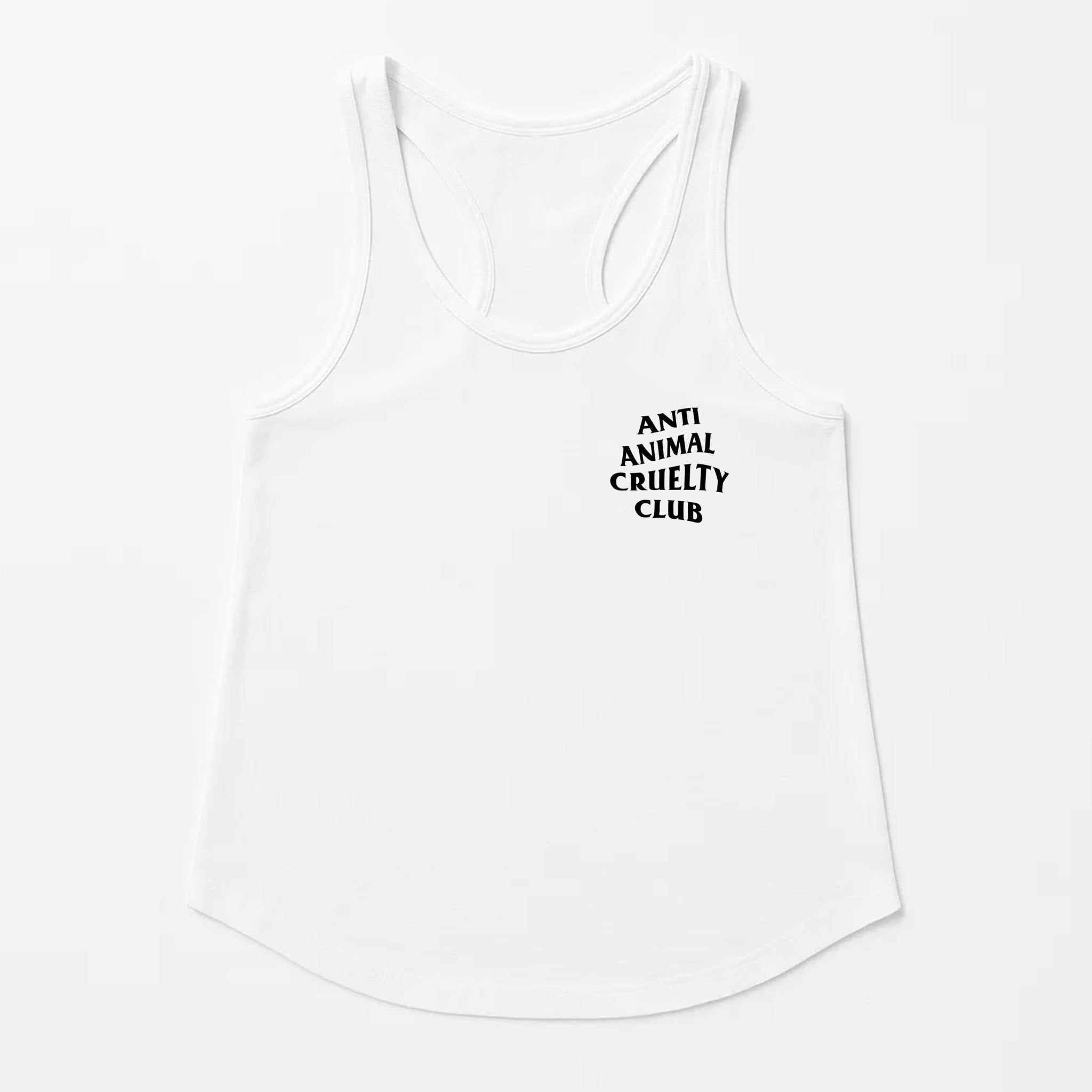 Women's | Anti Animal Cruelty Club | Tank Top - Arm The Animals Clothing LLC