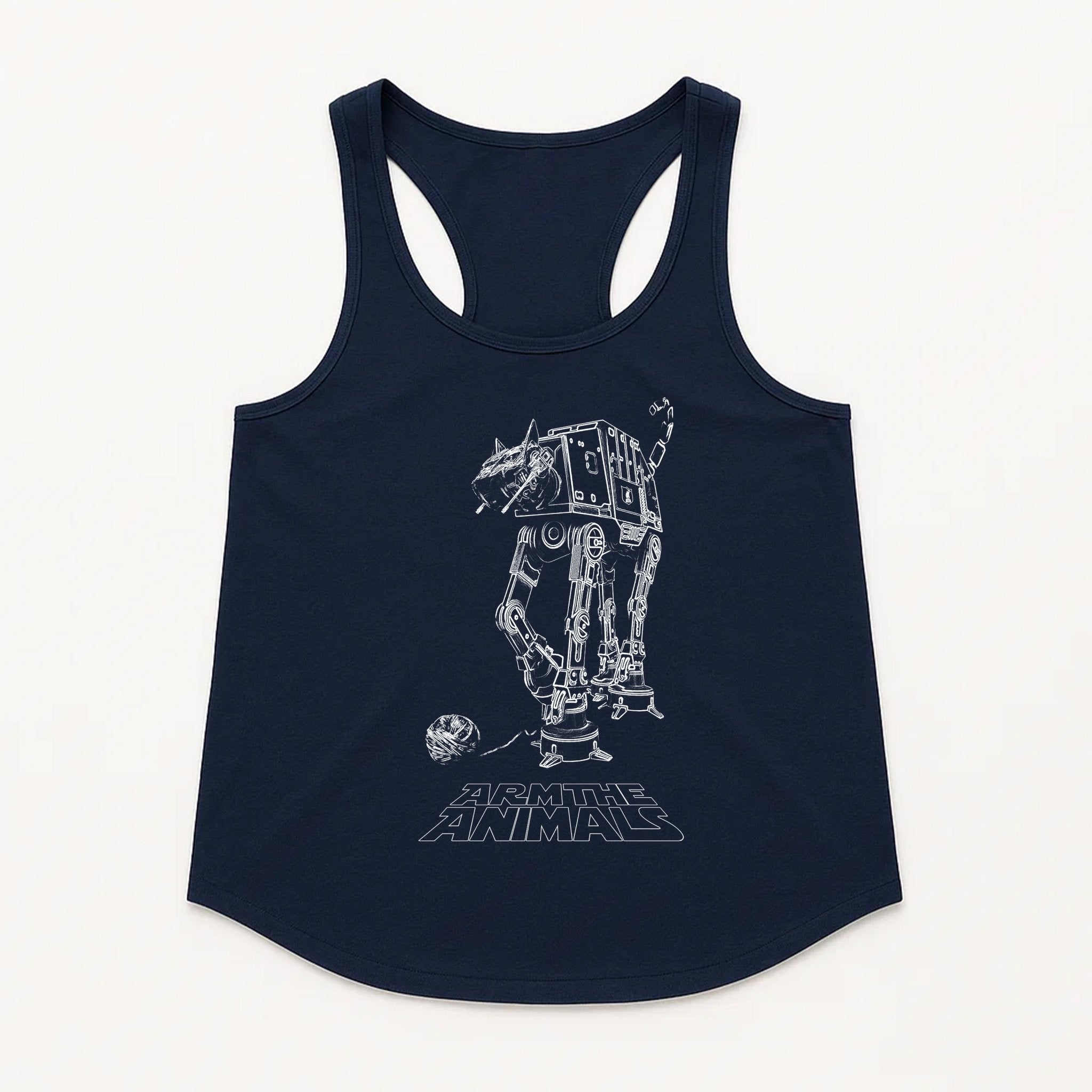 Women's | Cat - At | Tank Top - Arm The Animals Clothing LLC