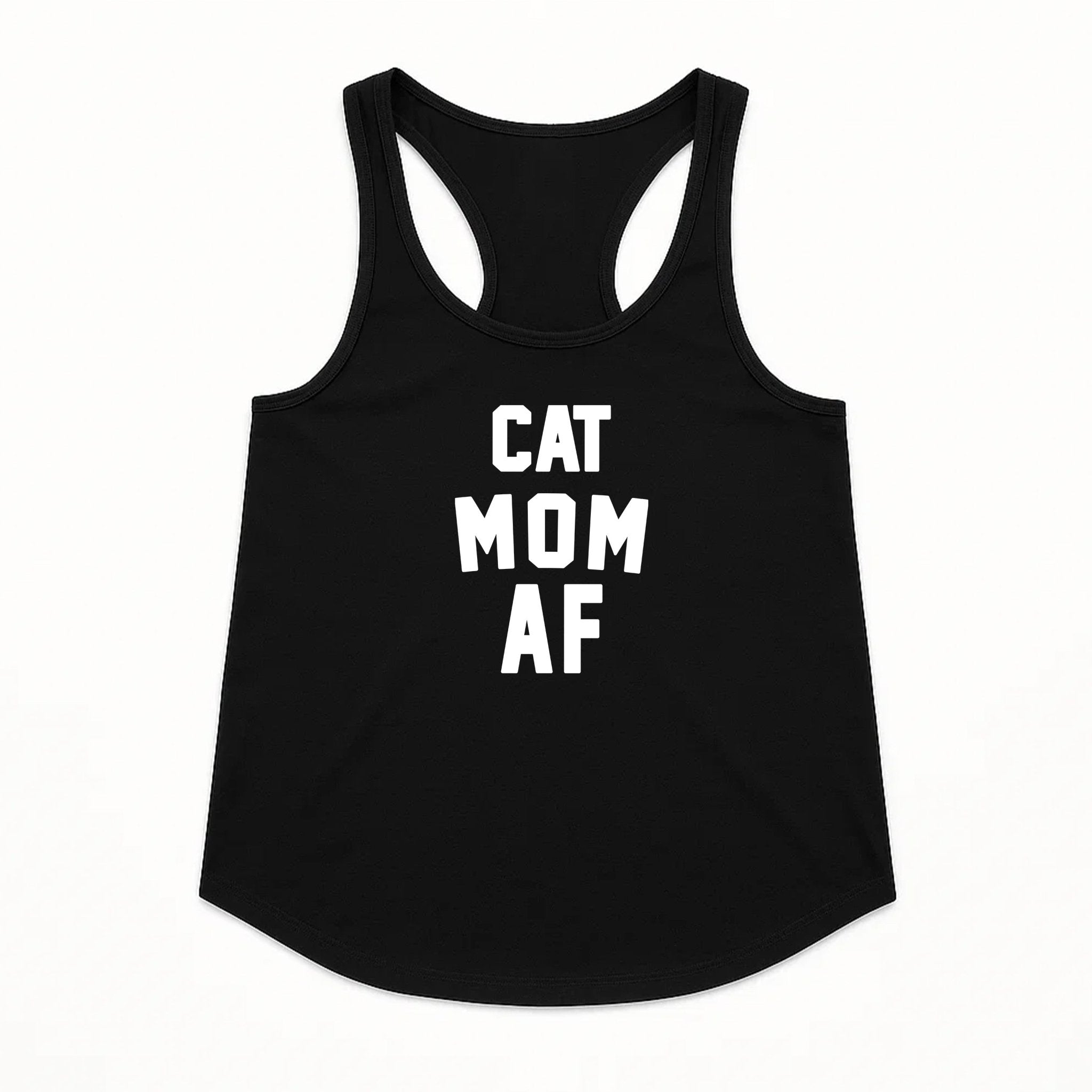 Women's | Cat Mom AF | Tank Top - Arm The Animals Clothing LLC