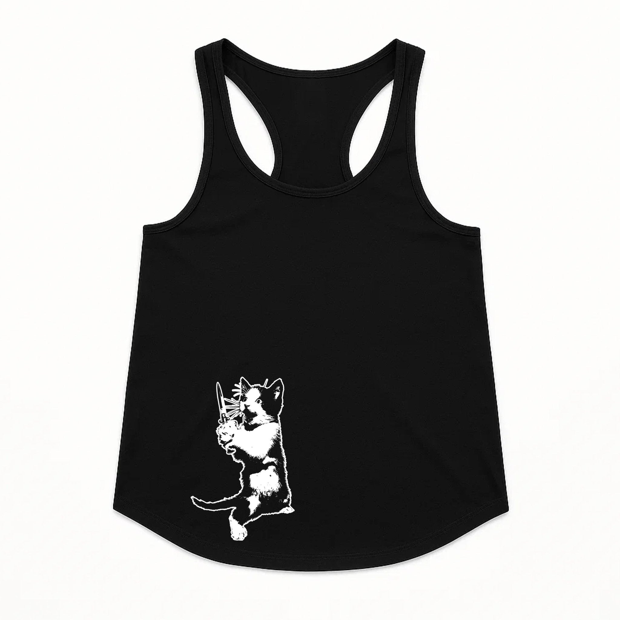Women's | Cat The Ripper | Tank Top - Arm The Animals Clothing LLC