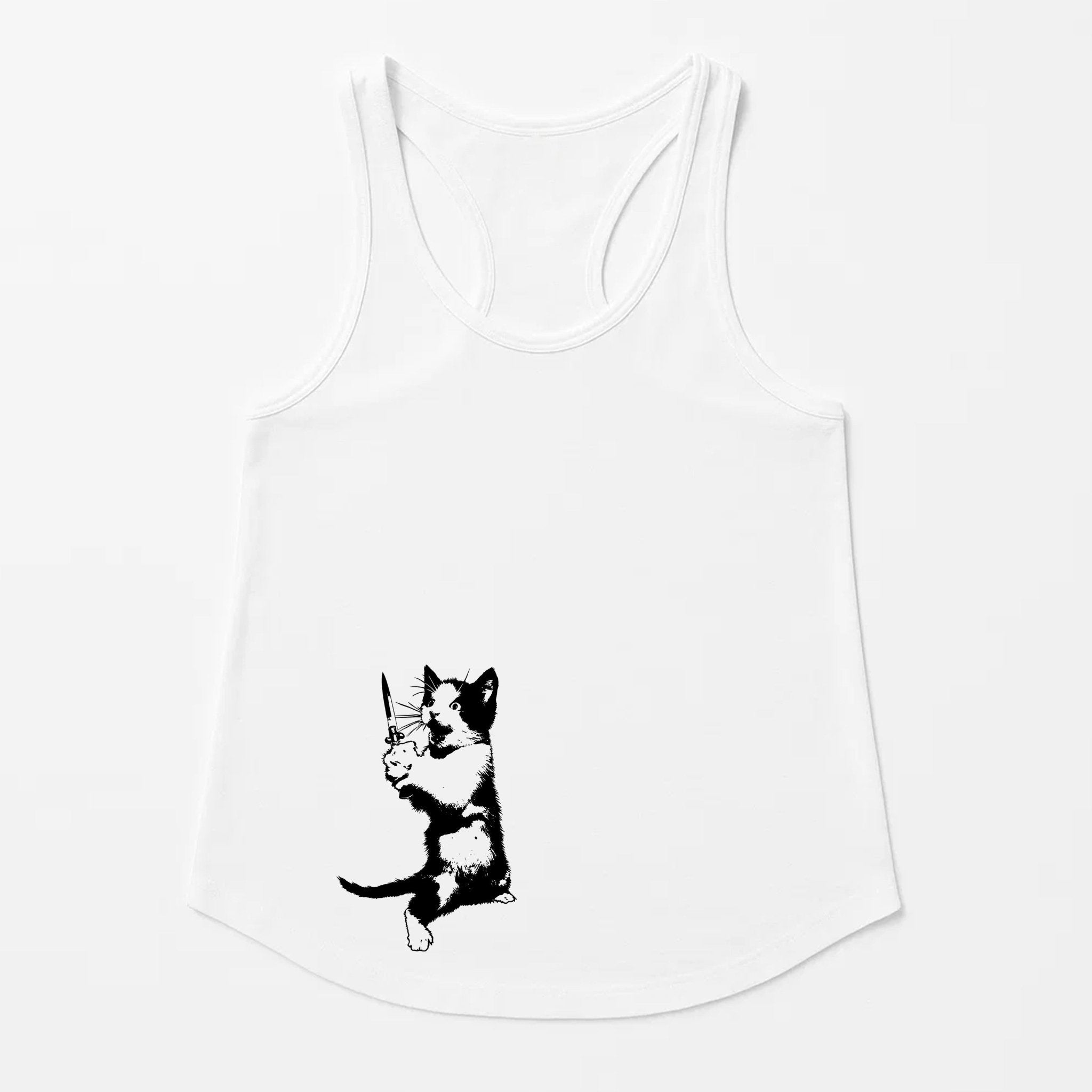 Women's | Cat The Ripper | Tank Top - Arm The Animals Clothing LLC