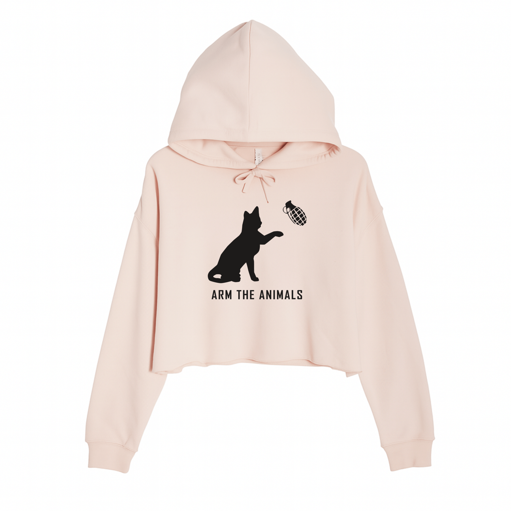 Women's | Catastrophe 1.0 | Crop Hoodie - Arm The Animals Clothing LLC