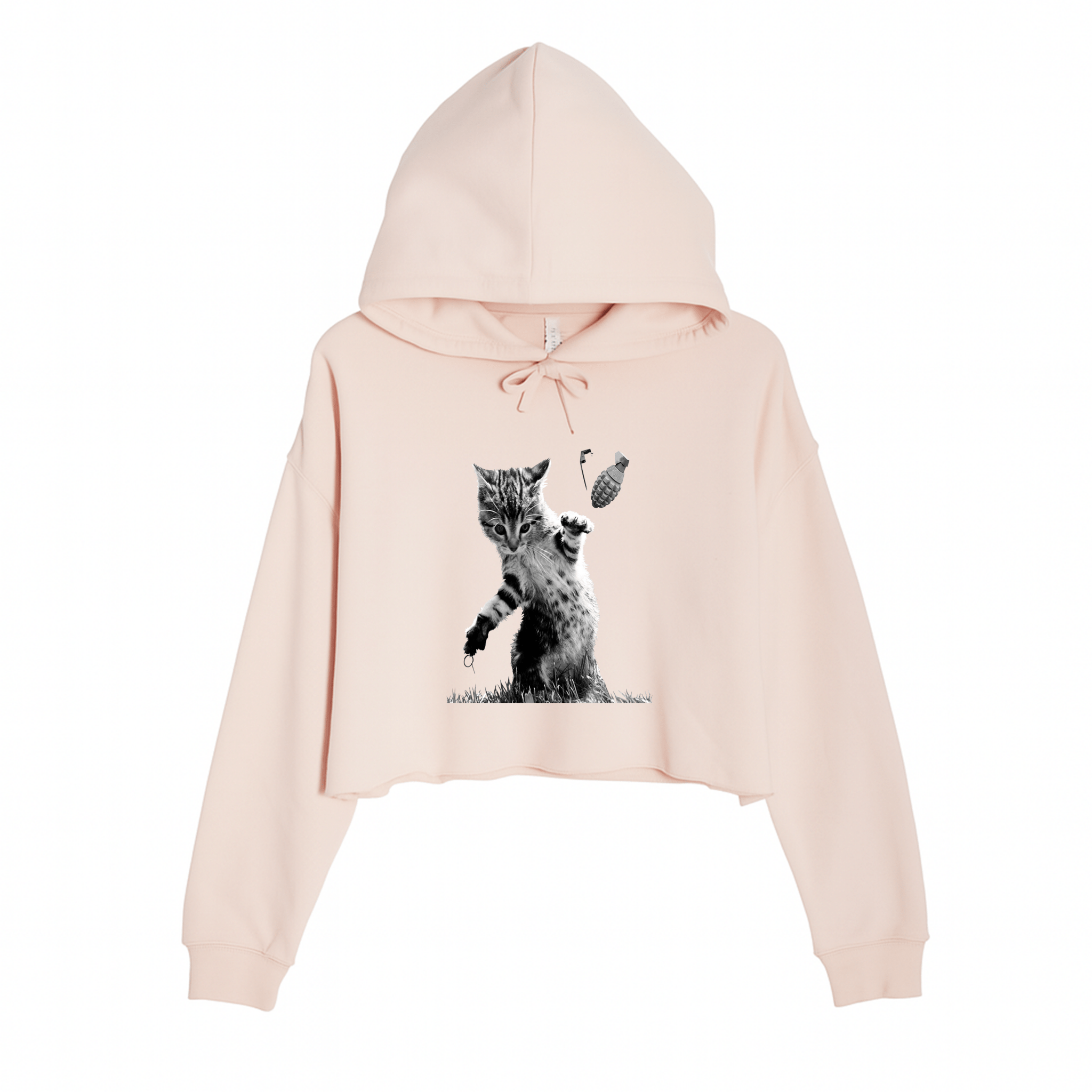 Women's | Catastrophe 2.0 | Crop Hoodie - Arm The Animals Clothing LLC