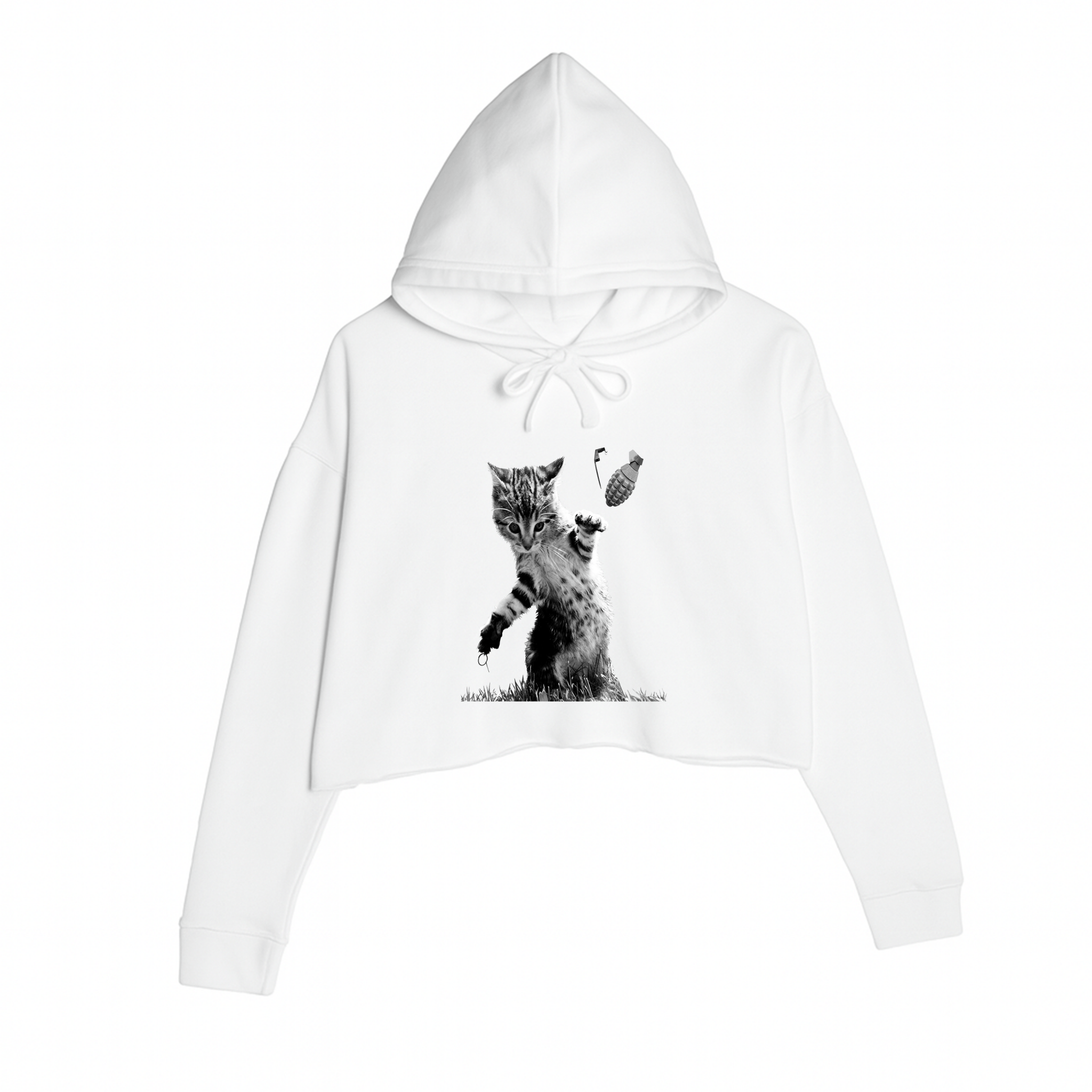 Women's | Catastrophe 2.0 | Crop Hoodie - Arm The Animals Clothing LLC