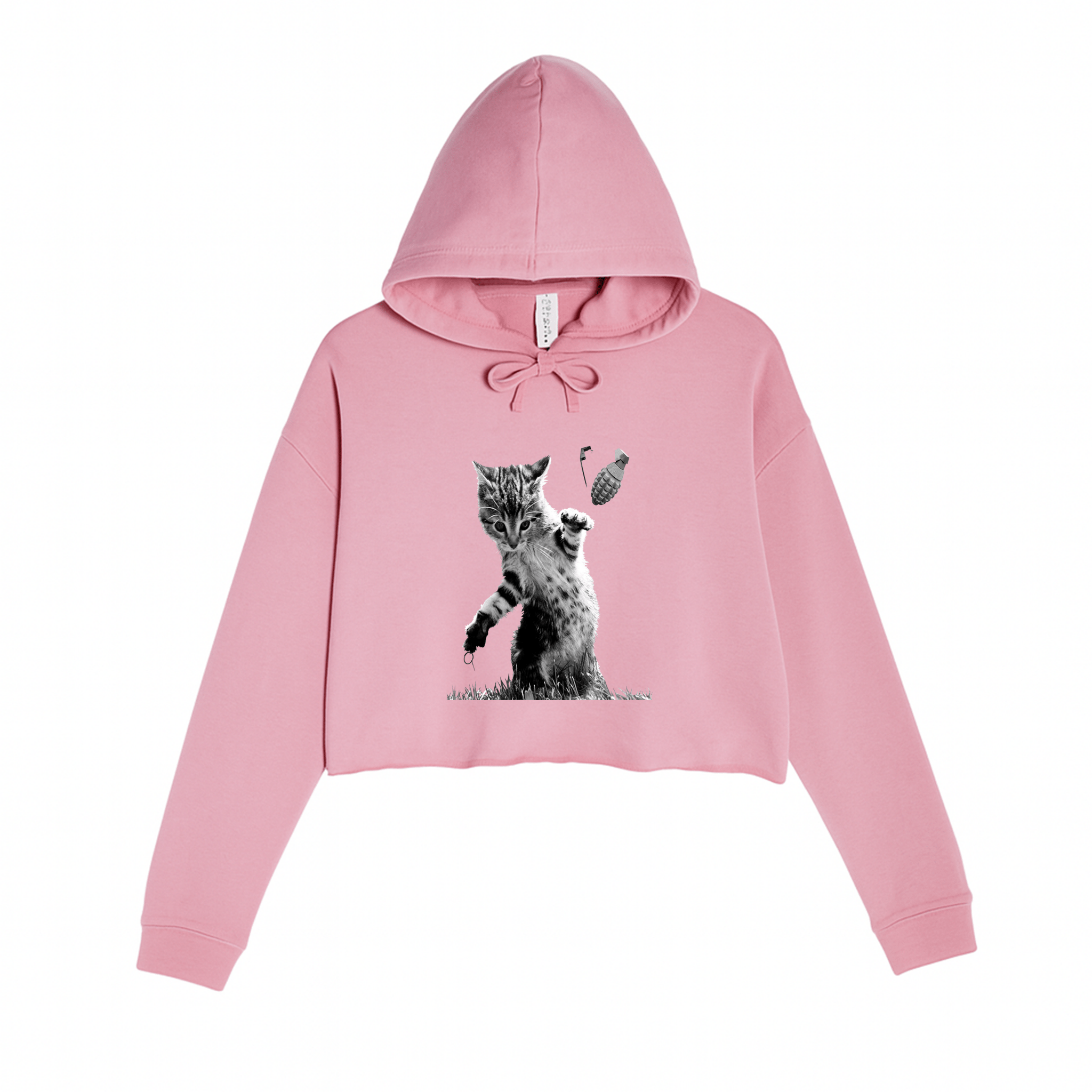 Women's | Catastrophe 2.0 | Crop Hoodie - Arm The Animals Clothing LLC