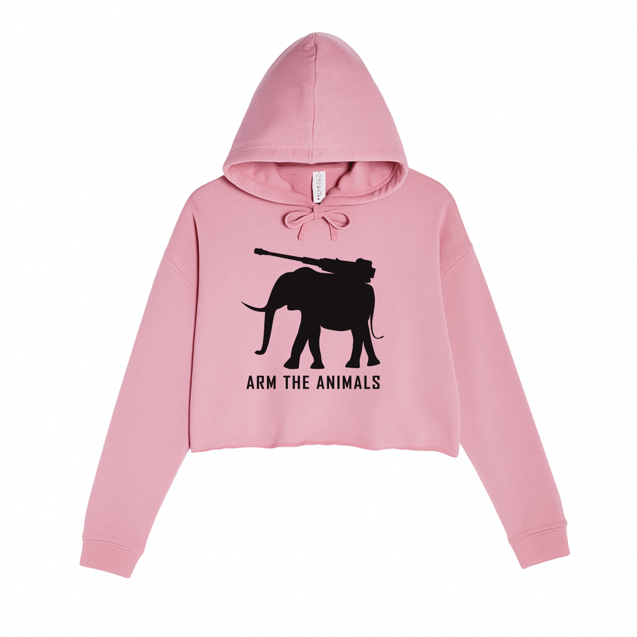 Women's | Iron Tusk | Crop Hoodie - Arm The Animals Clothing LLC