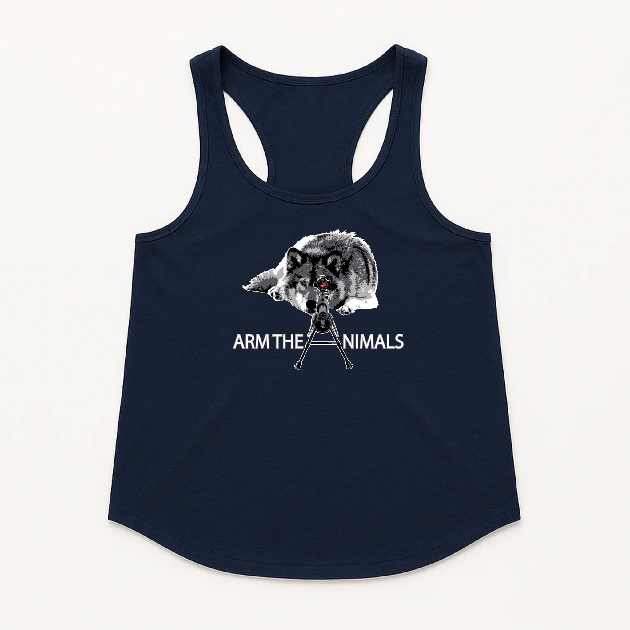 Women's | M - 16 Wolf | Tank Top - Arm The Animals Clothing LLC