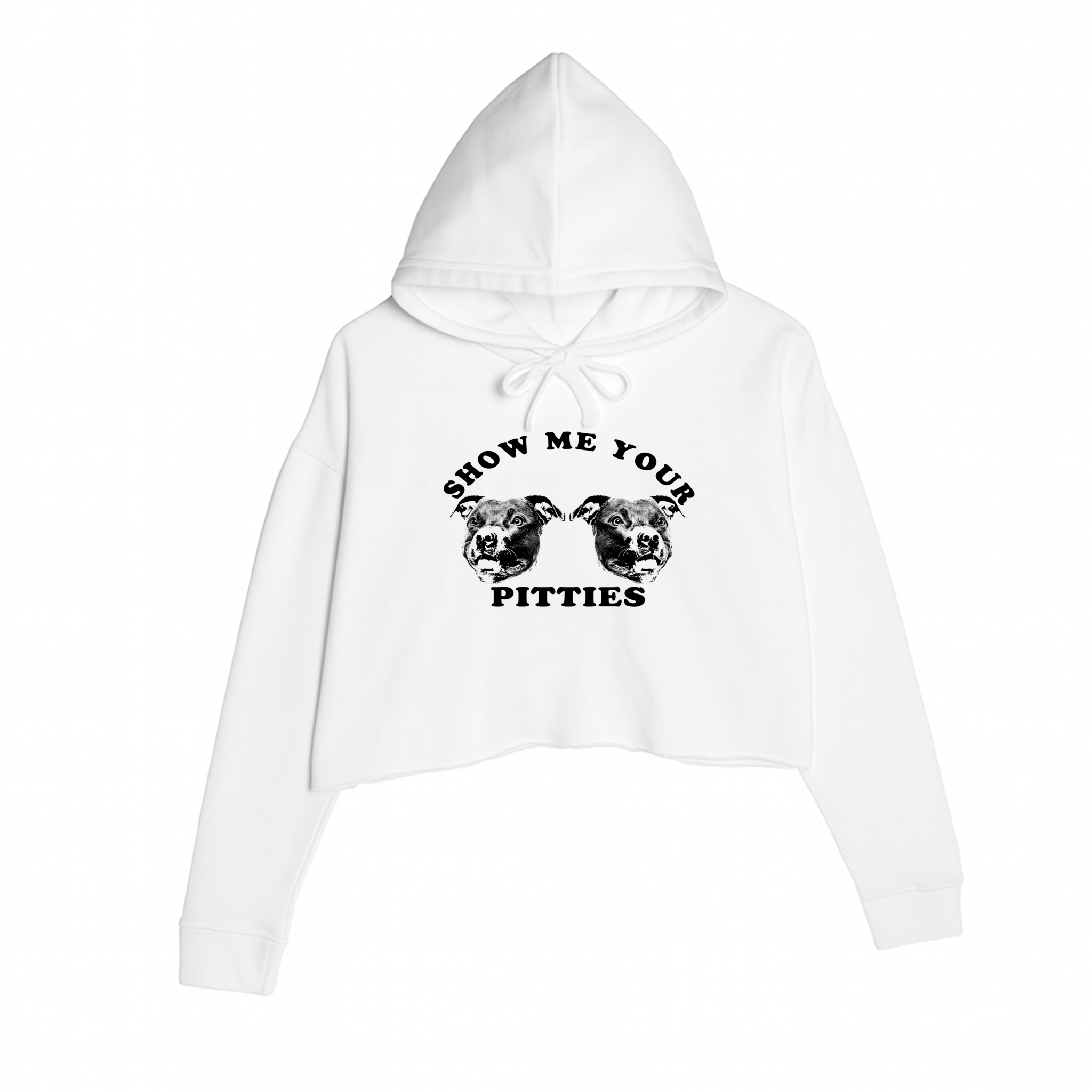 Women's | My Pitties | Crop Hoodie - Arm The Animals Clothing LLC