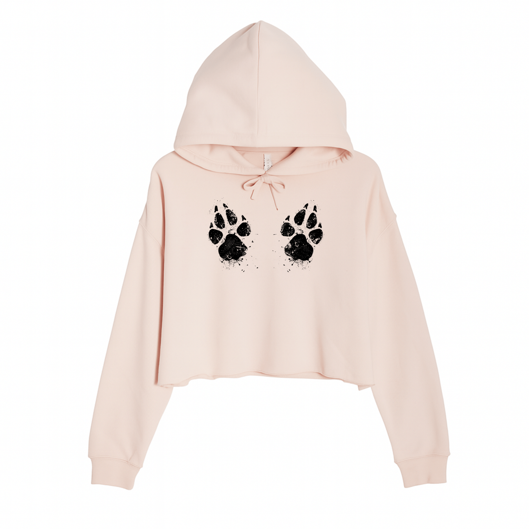 Women's | Paw - Sive Aggressive | Crop Hoodie - Arm The Animals Clothing LLC