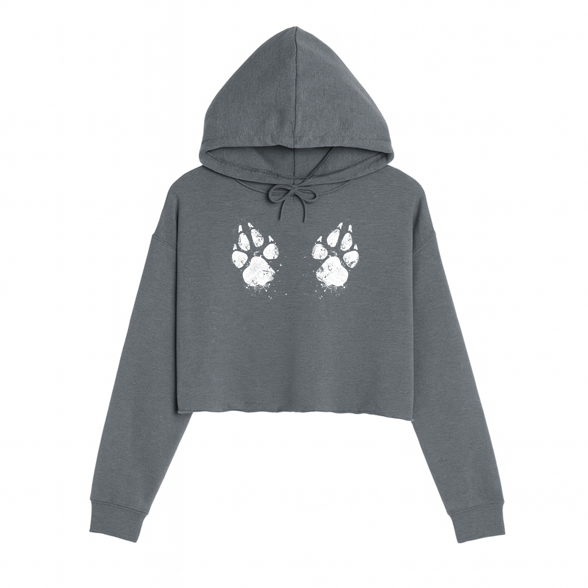 Women's | Paw - Sive Aggressive | Crop Hoodie - Arm The Animals Clothing LLC