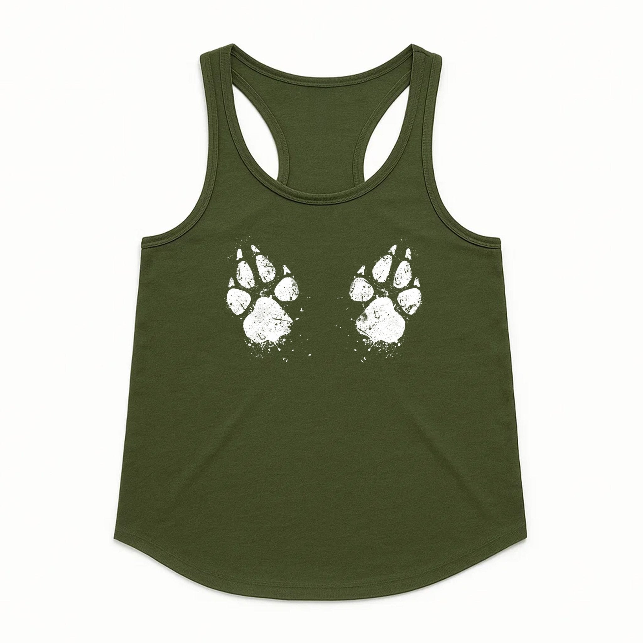 Women's | Paw - sive Aggressive | Tank Top - Arm The Animals Clothing LLC