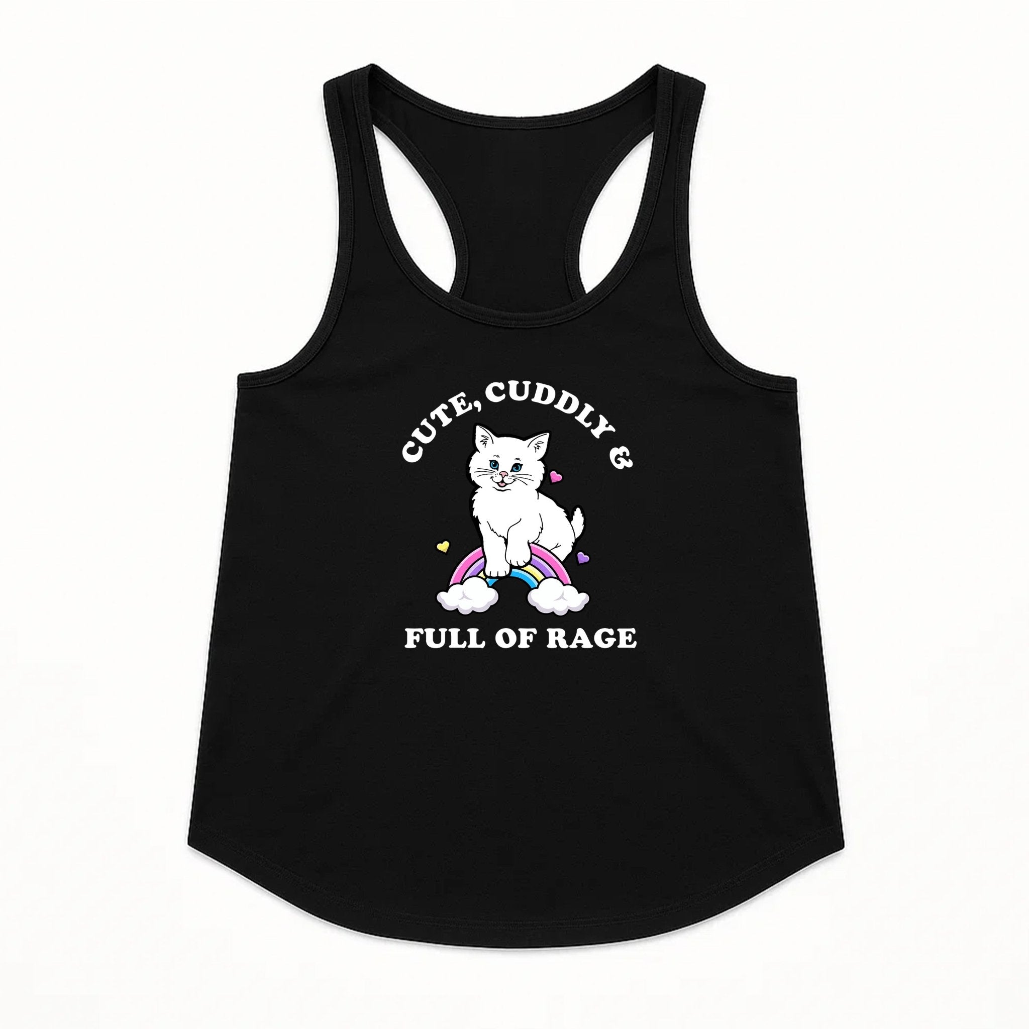 Women's | Rage Kitty | Tank Top - Arm The Animals Clothing LLC