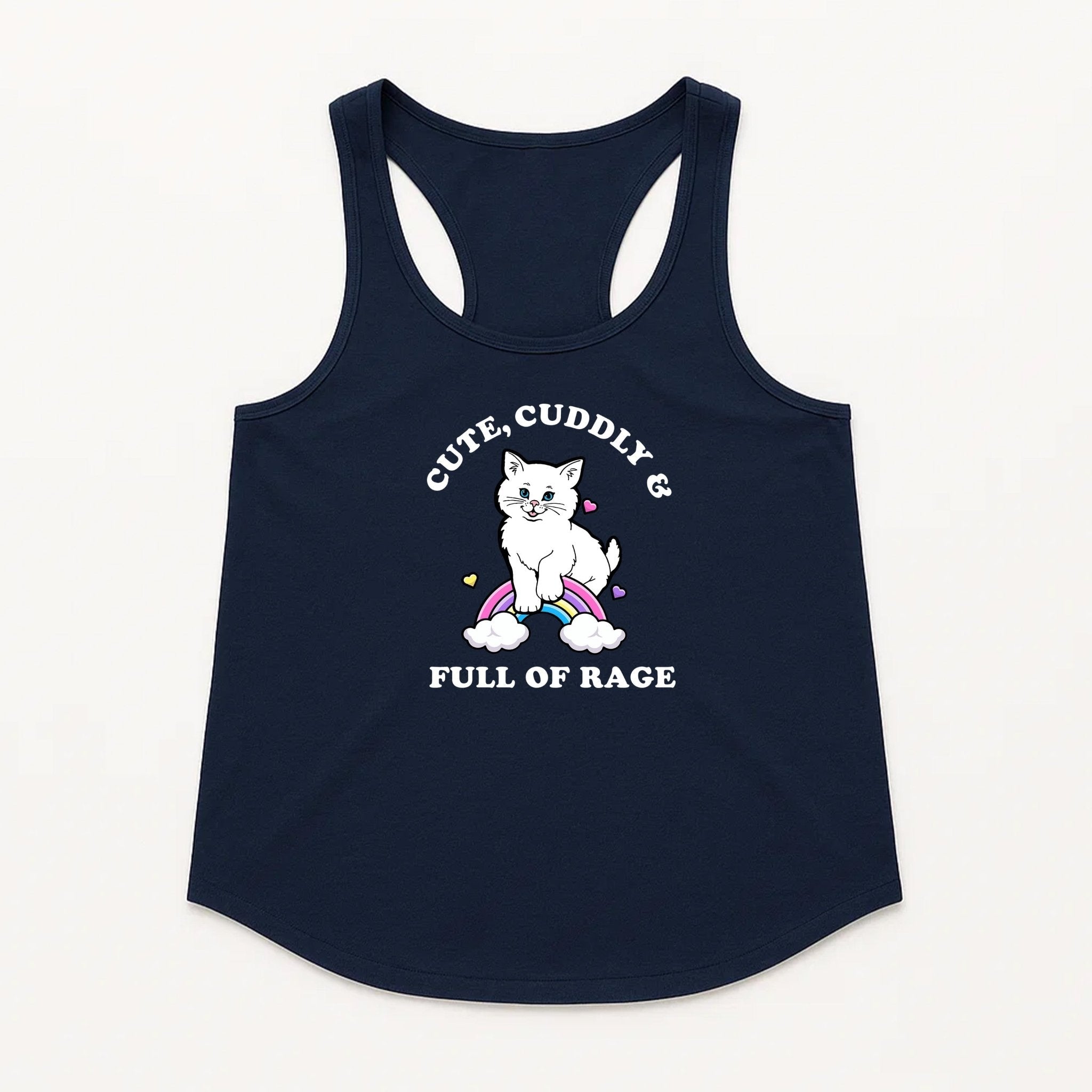 Women's | Rage Kitty | Tank Top - Arm The Animals Clothing LLC