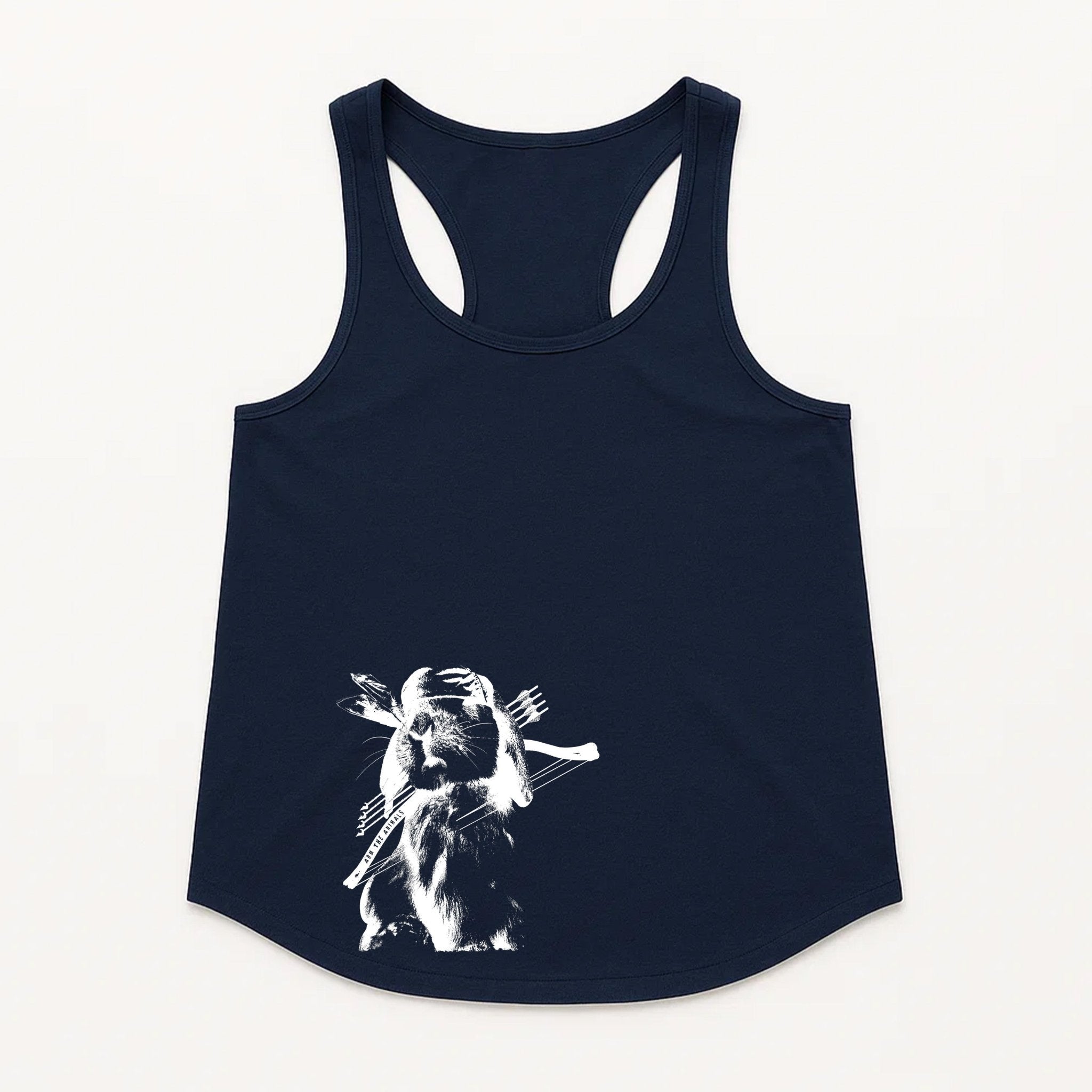 Women's | Rambo Bunny | Tank Top - Arm The Animals Clothing LLC